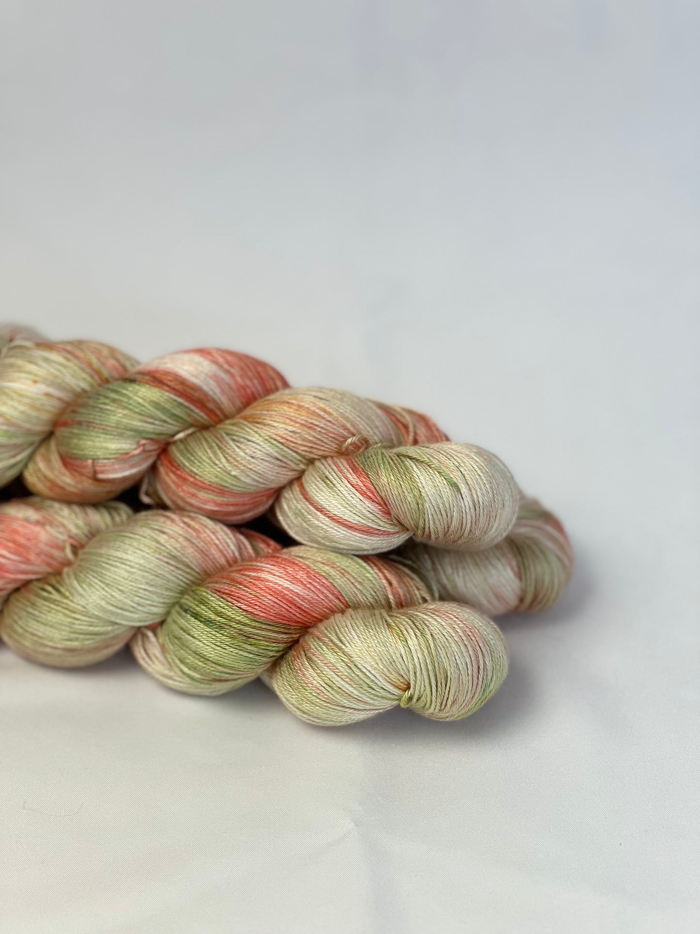 Unik Garn Pure Silk - Grøn Safran