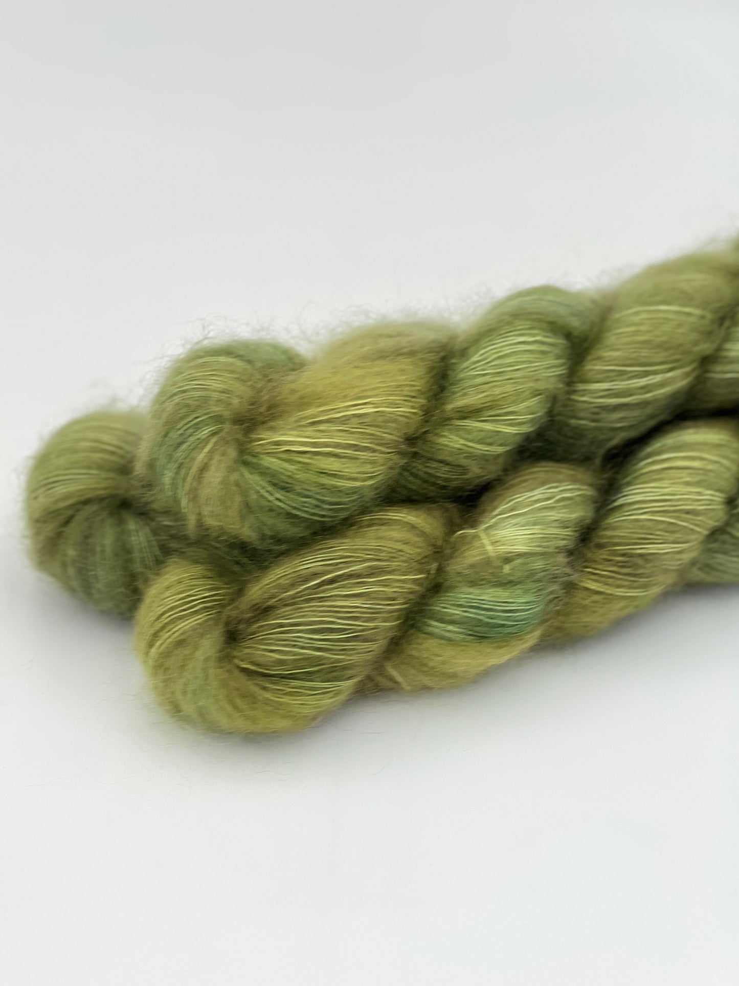 Unik Garn Silk Mohair - Oliven