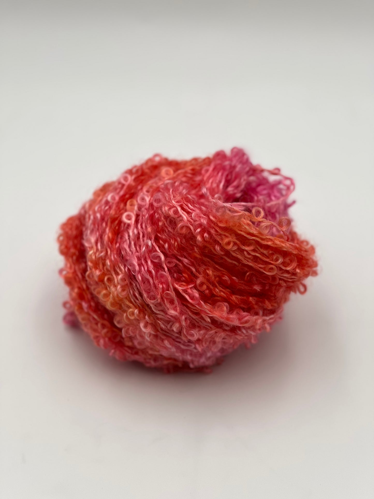 Unik Garn Chunky Mohair Loop - Pink Grape
