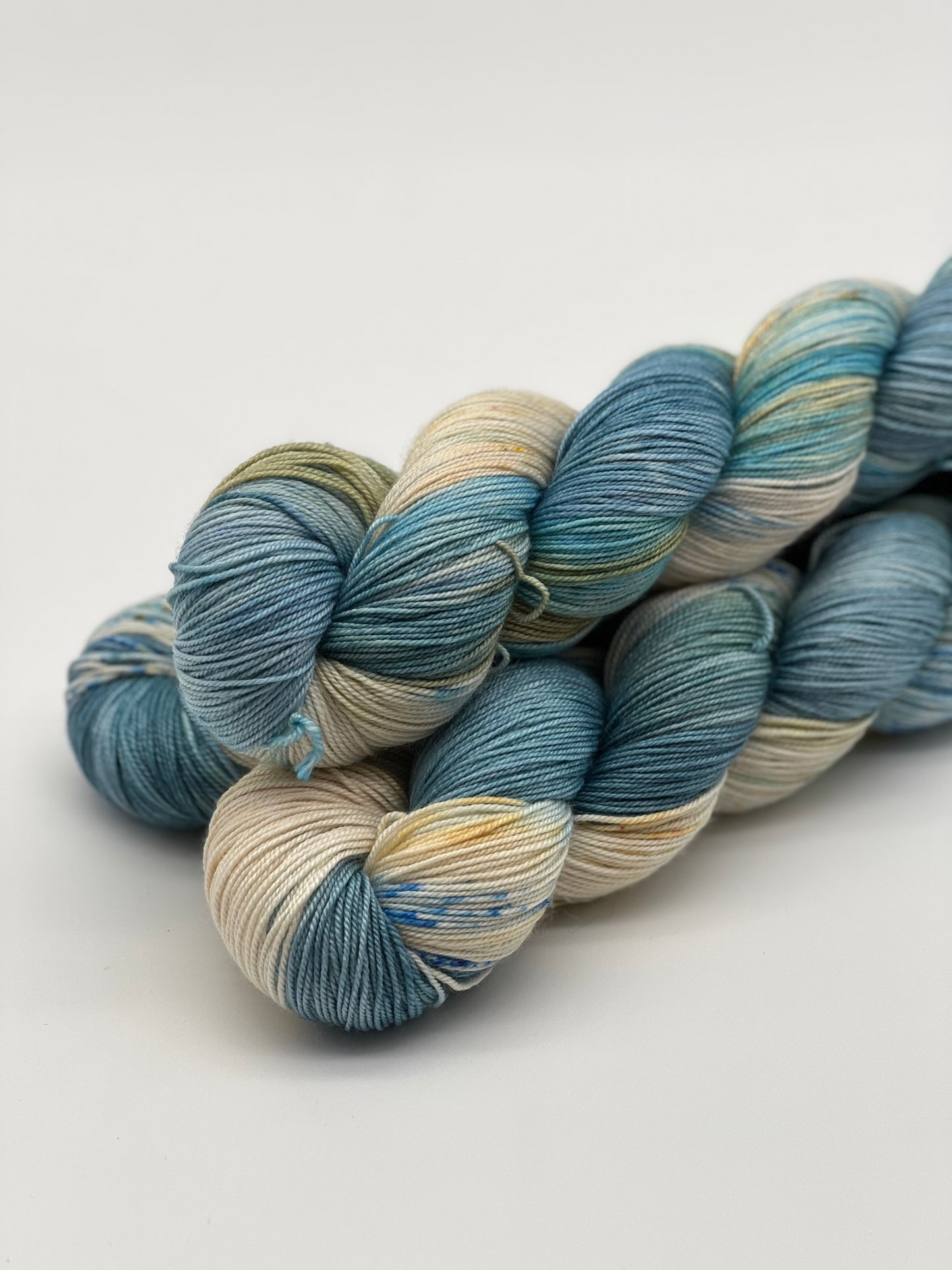 Unik Garn Cashmere/Silk - Blå Planet