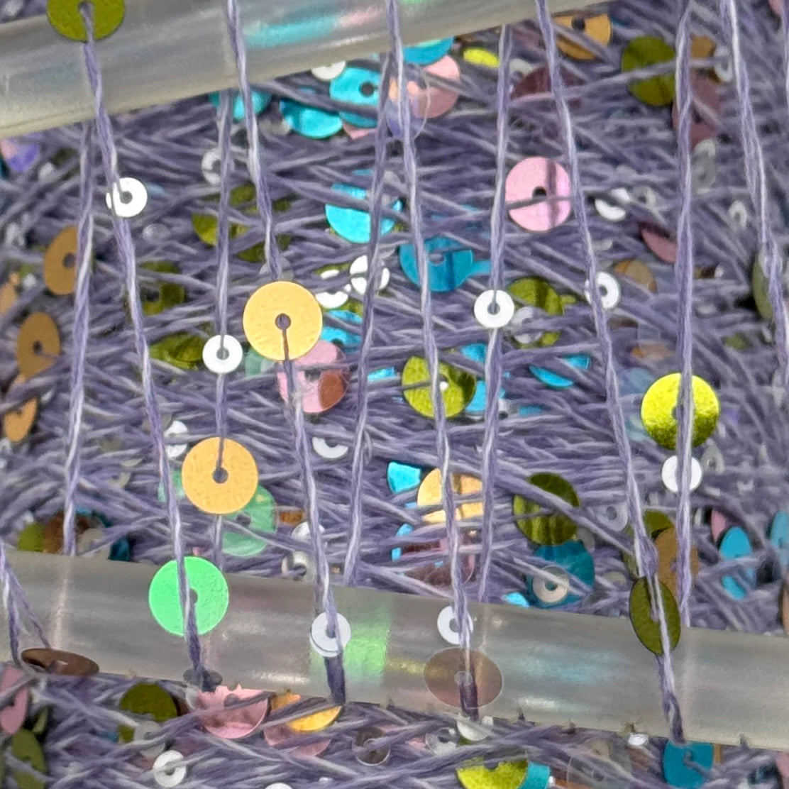 Wolle Halle Paillet Garn - Lavendel Haze