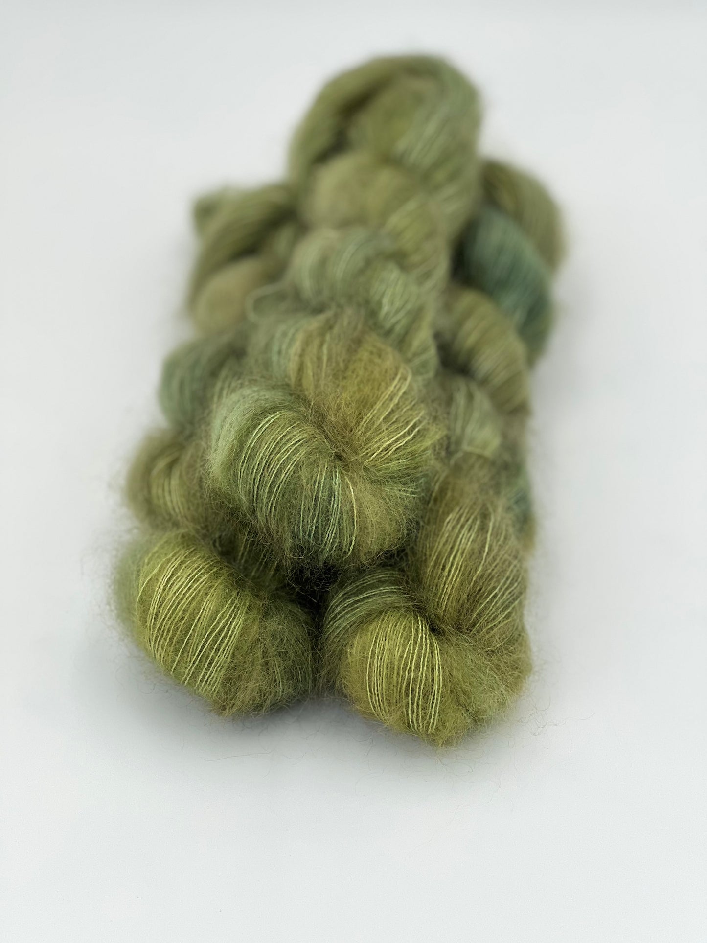 Unik Garn Silk Mohair - Oliven