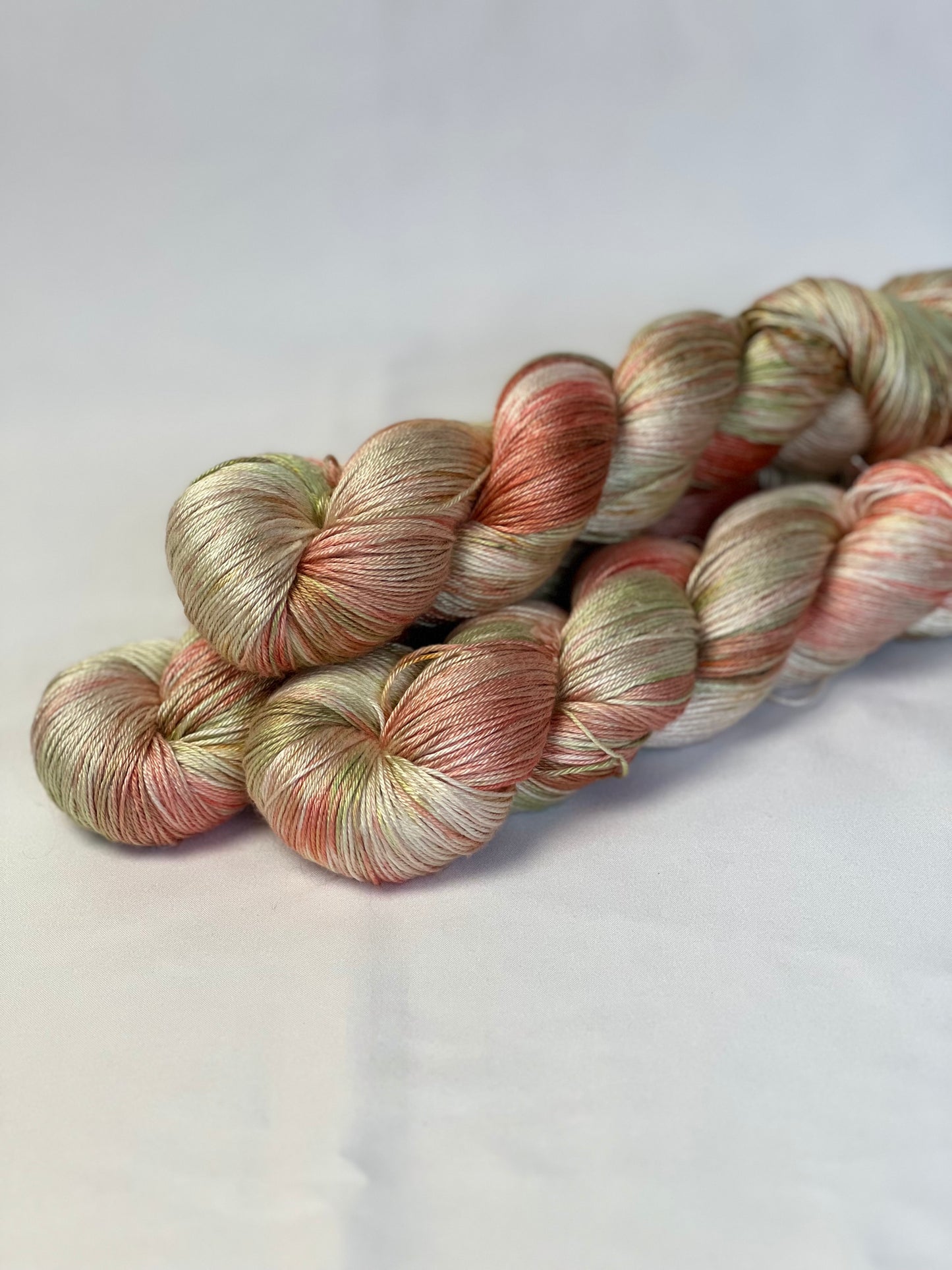 Unik Garn Pure Silk - Grøn Safran
