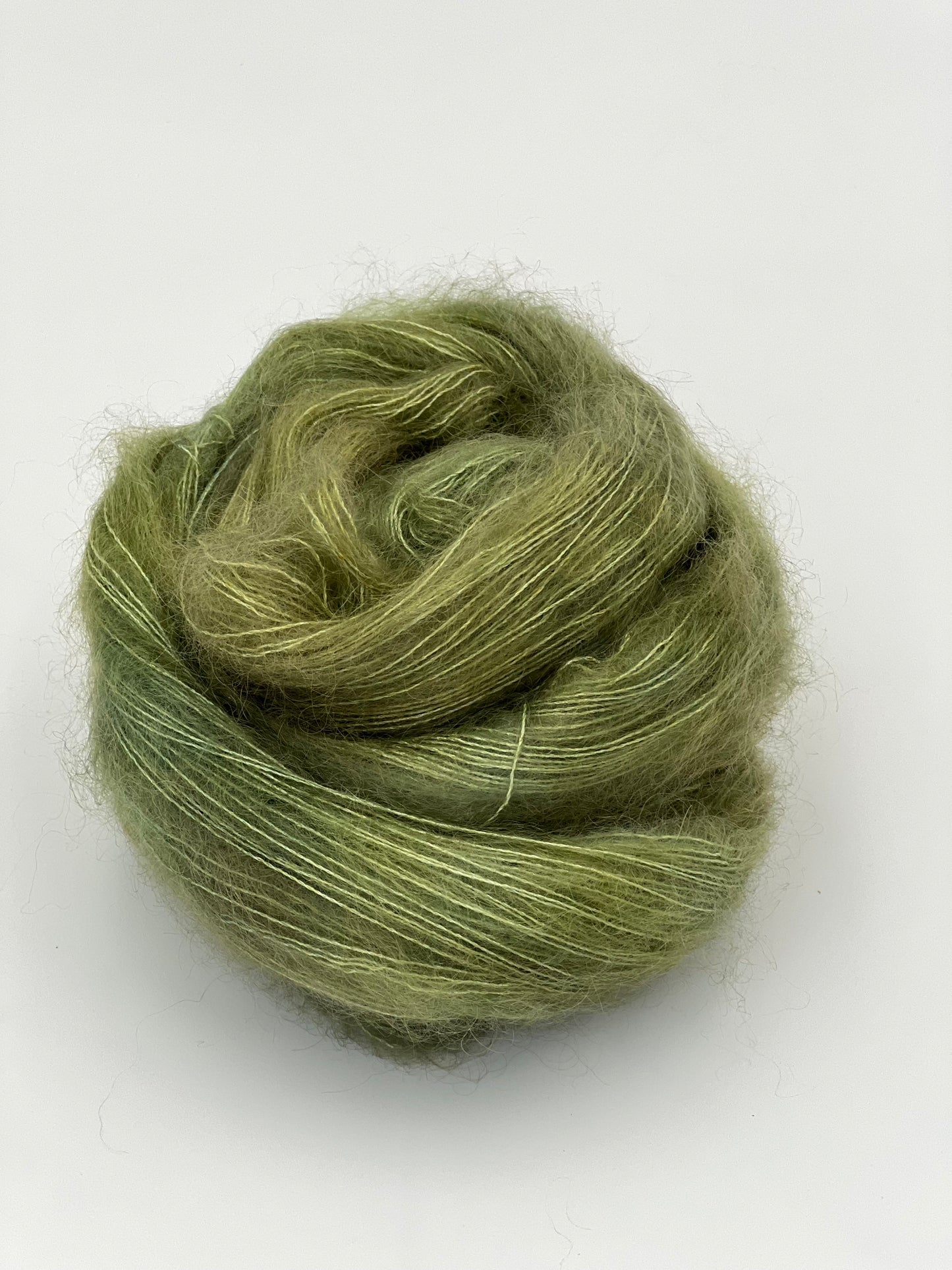 Unik Garn Silk Mohair - Oliven