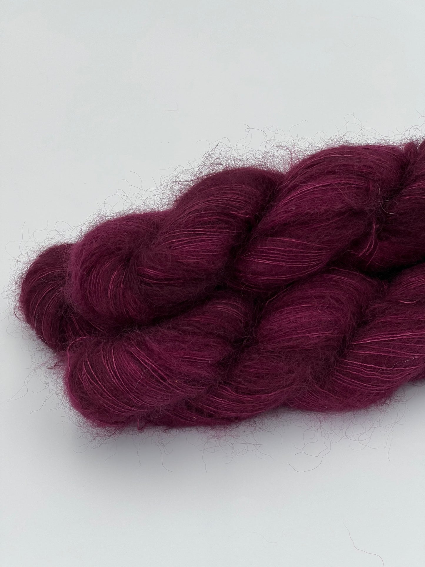 Unik Garn Silk Mohair - Wine Rose