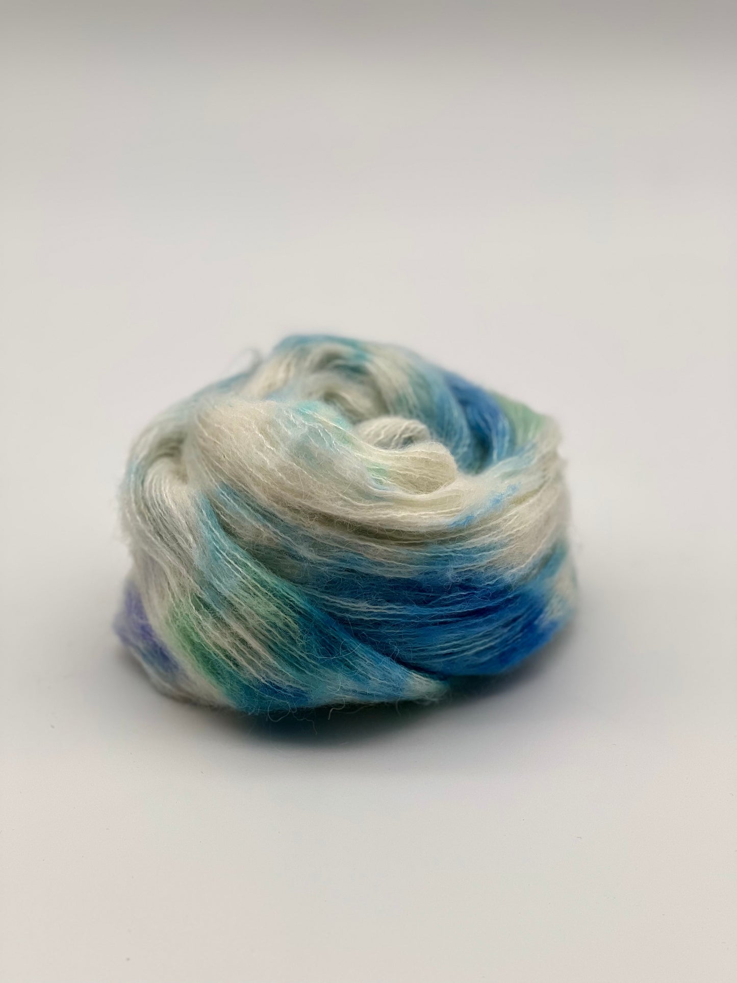 Unik Garn Delux Fluff - Blå Anemone