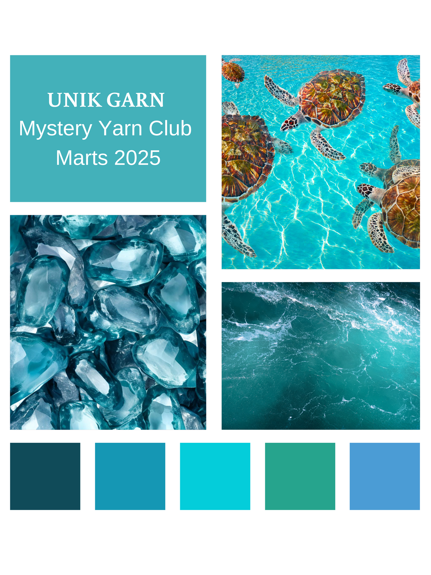 Unik Garn - Mystery Yarn Club marts 2025