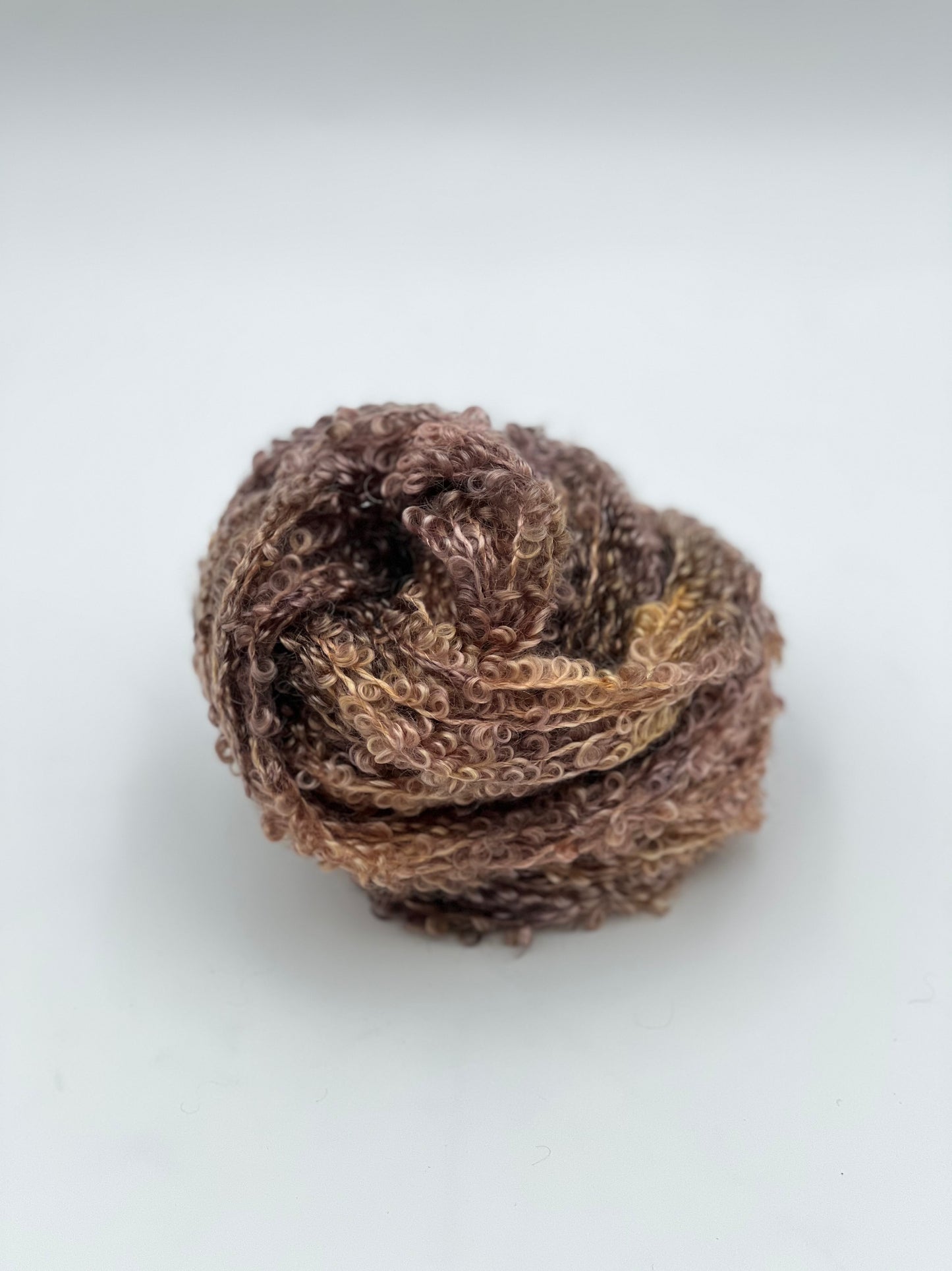 Unik Garn Chunky Mohair Loop - Kaffegrums