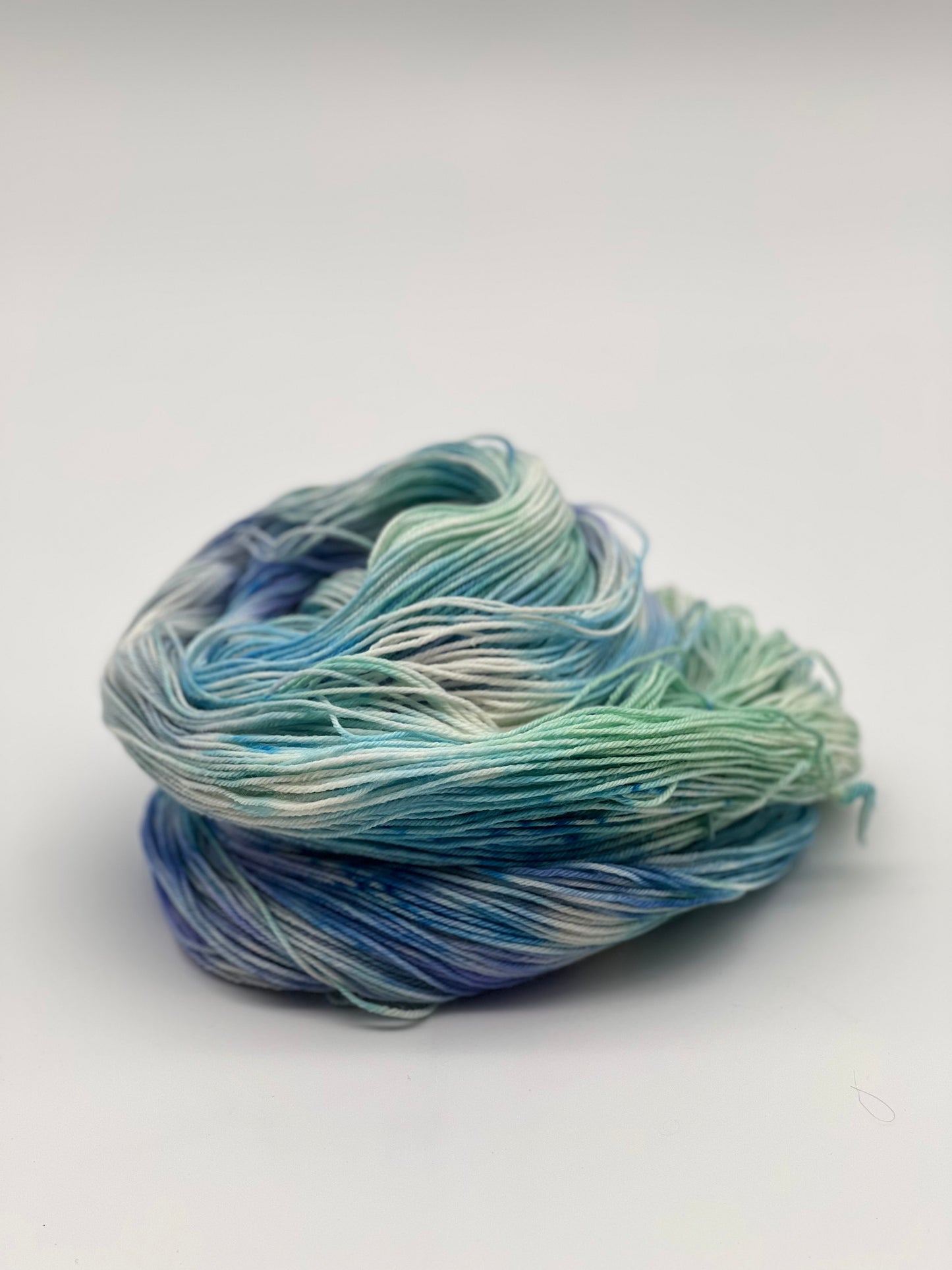 Unik Garn Organic Fine Merino - Blå Anemone