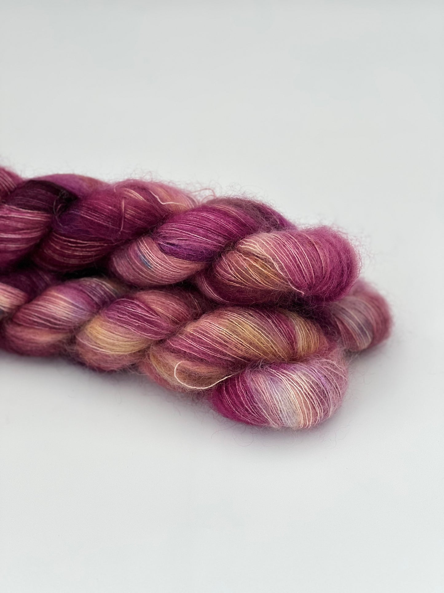 Unik Garn Silk Mohair - Aftenhimmel