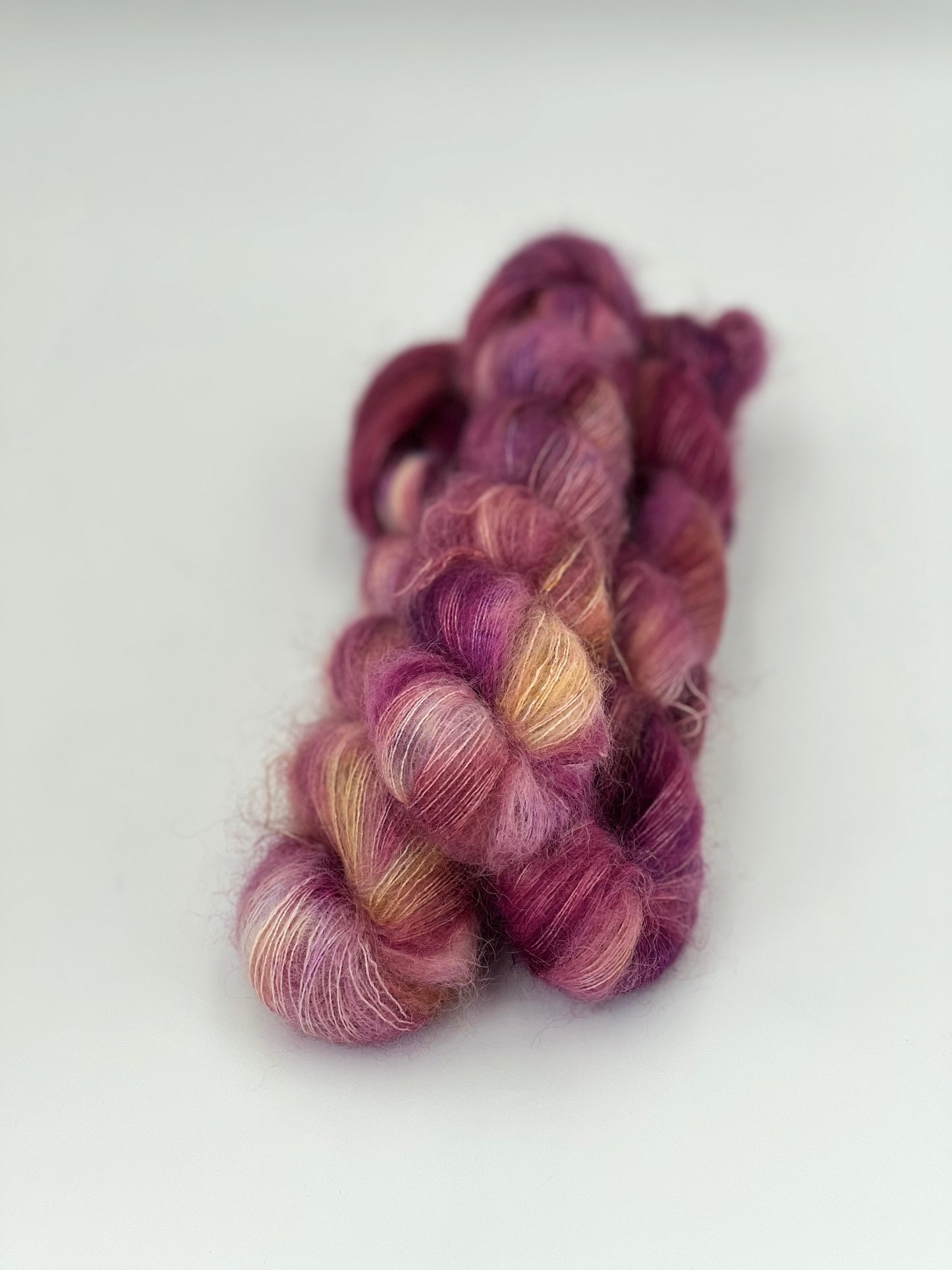 Unik Garn Silk Mohair - Aftenhimmel