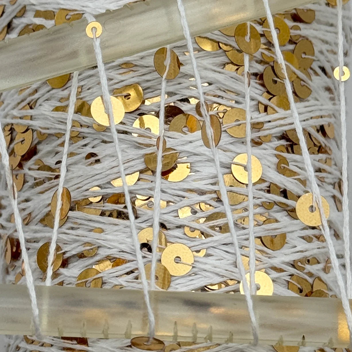 Wolle Halle Paillet Garn - New Gold