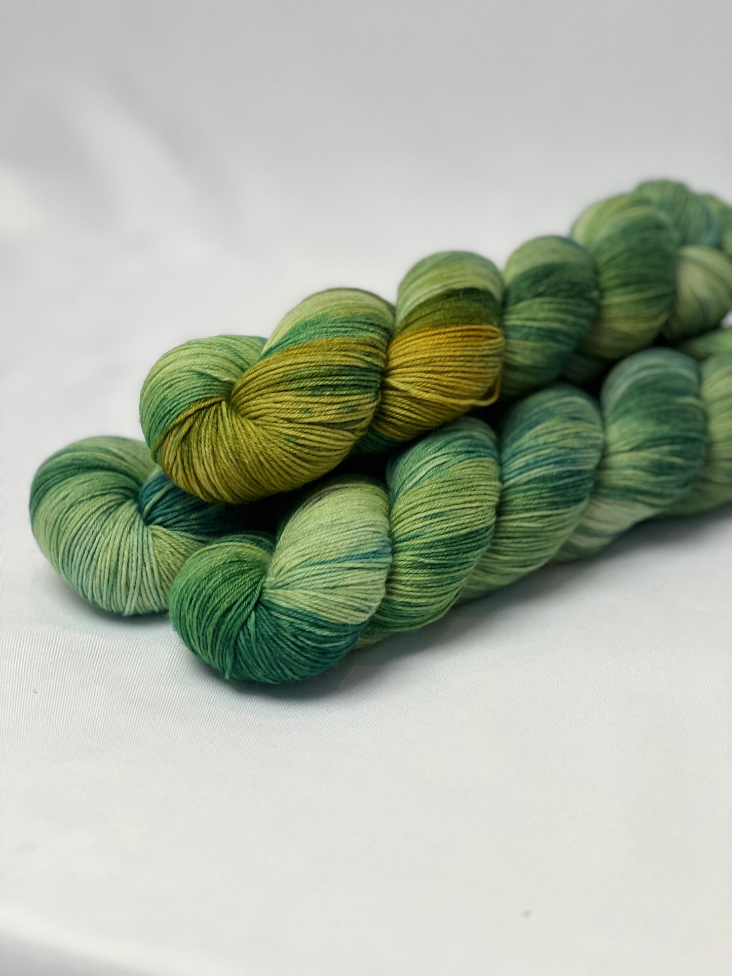 Unik Garn Sock - Grønne Blade