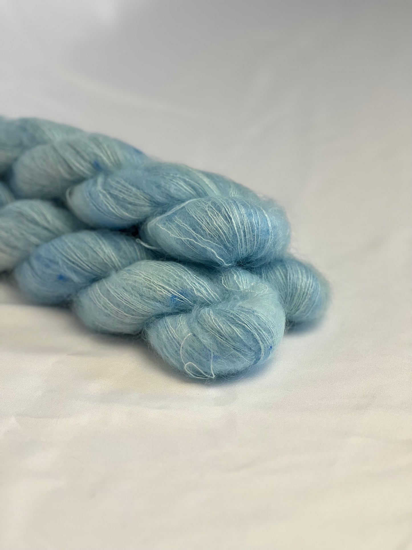 Unik Garn Silk Mohair - Isblå