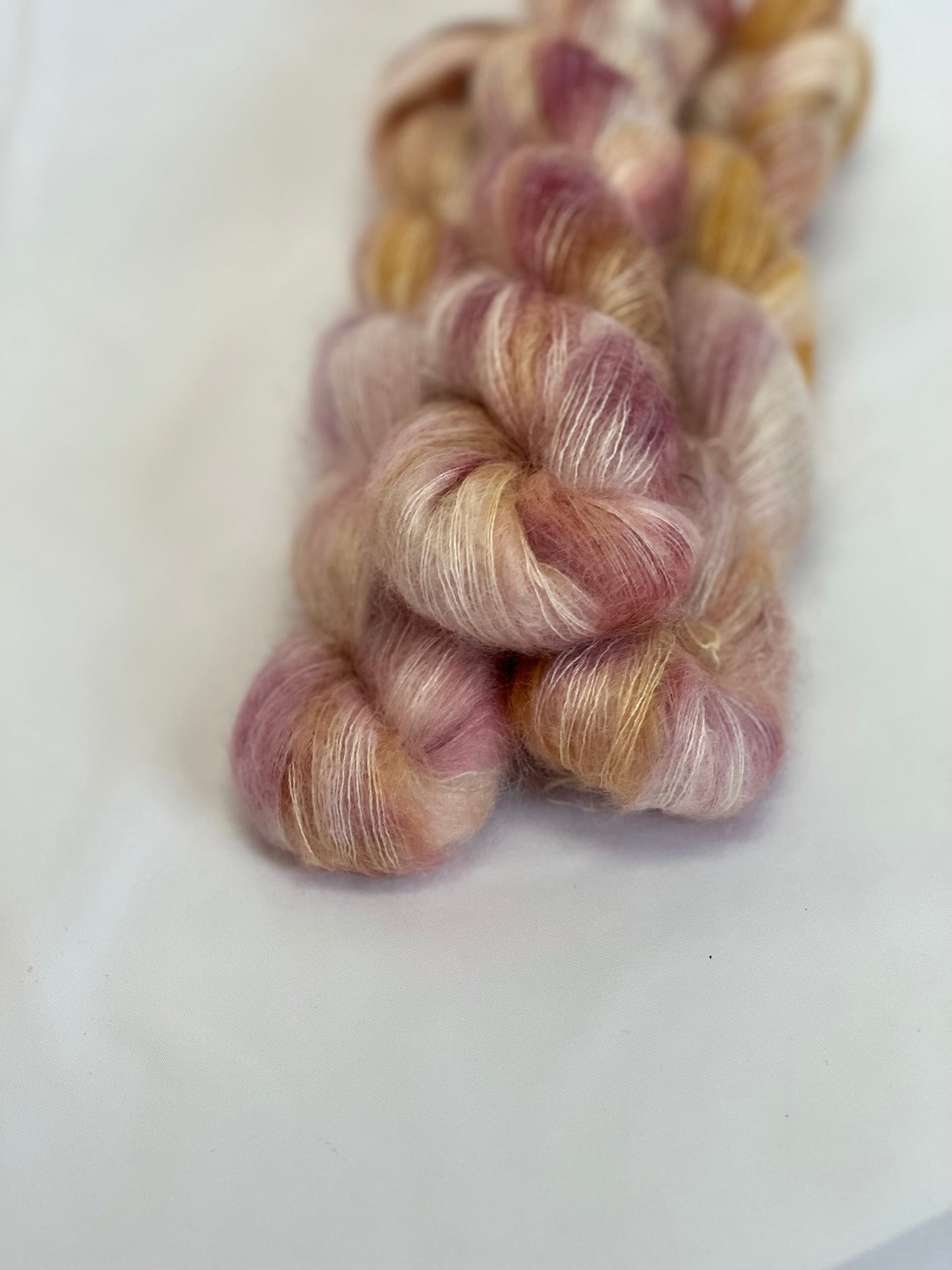 Unik Garn Silk Mohair - Bjerg Krystal