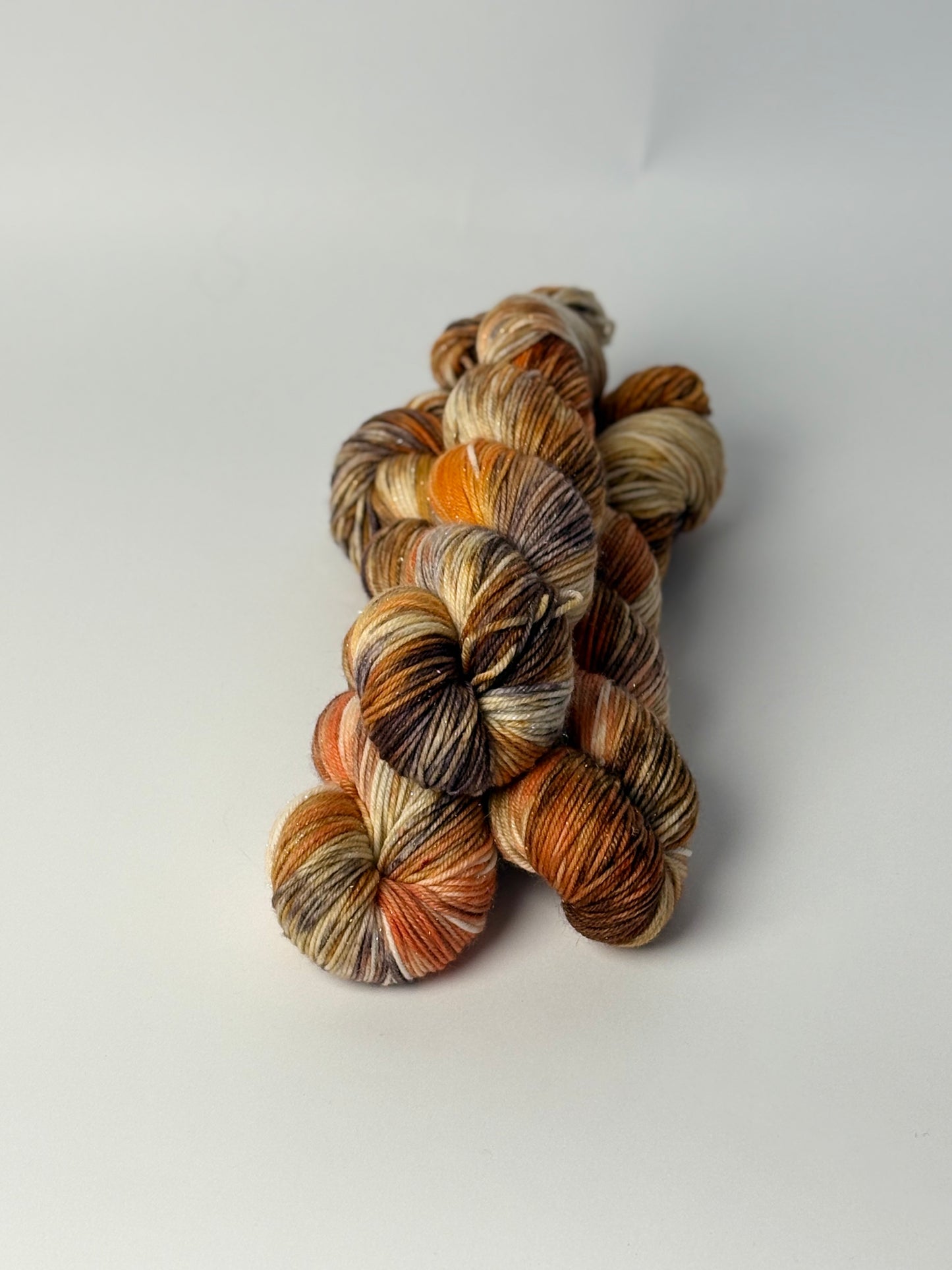 Unik Garn Glitter Sock DK - Rust
