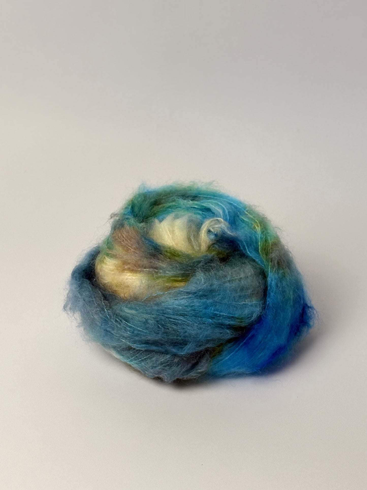 Unik Garn Fat Mohair - Blå Planet