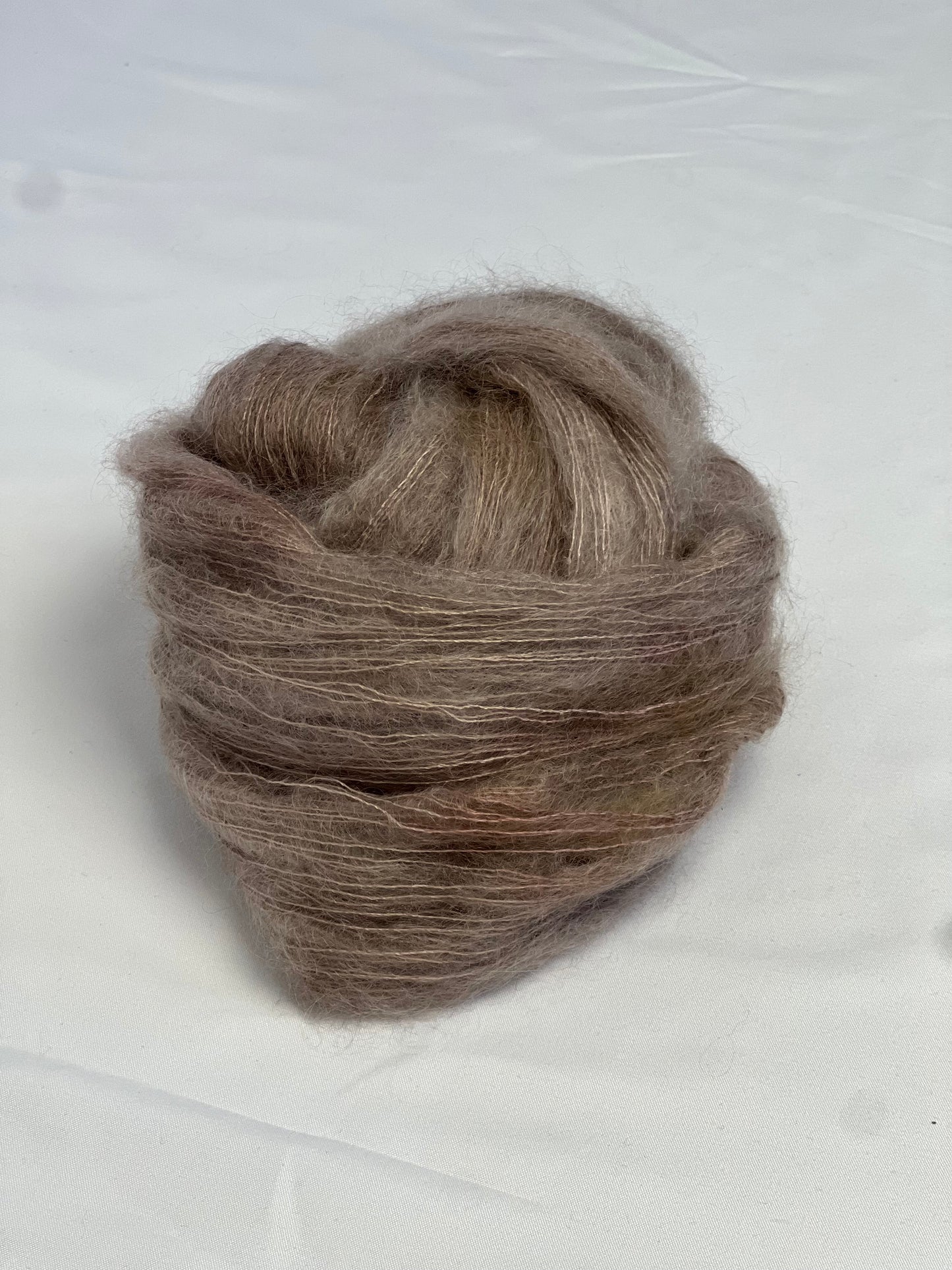 Unik Garn Silk Mohair - Nødde Brun