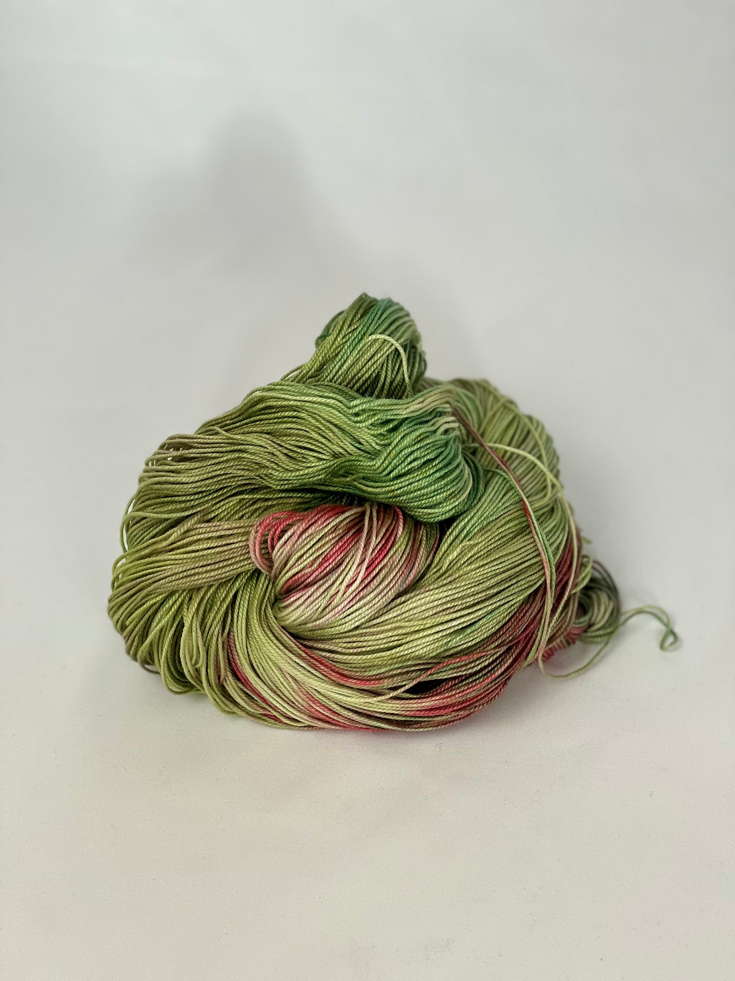Unik Garn Cashmere/Silk - Grønne Roser