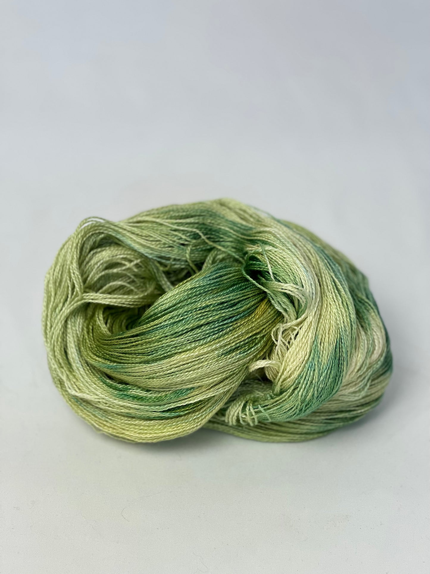 Unik Garn Silk Lace - Grønne Blade