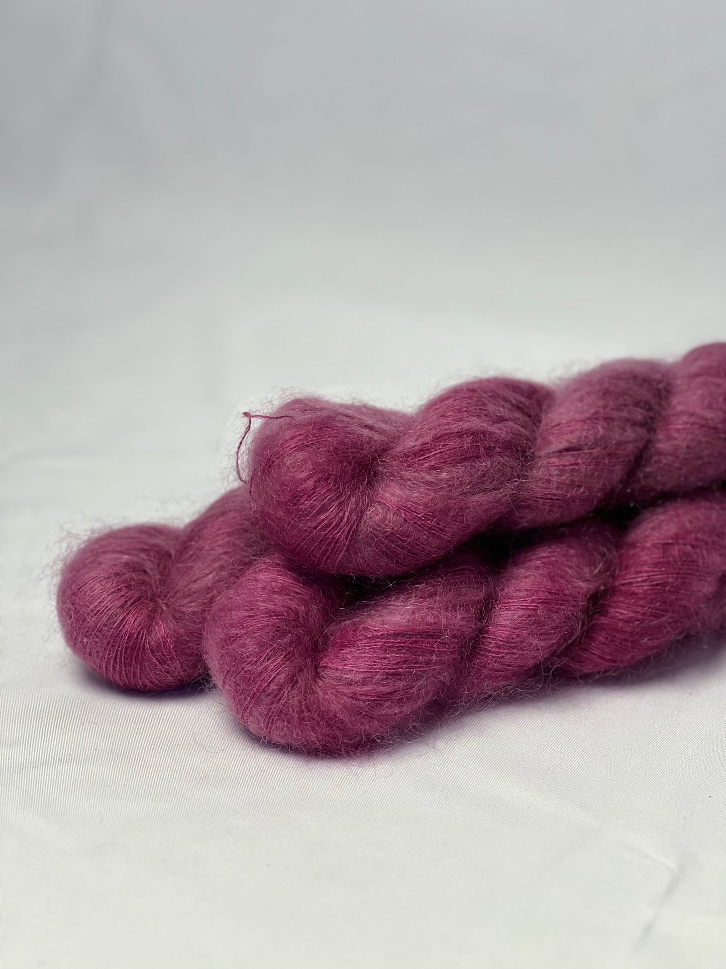 Unik Garn Silk Mohair - Blomme