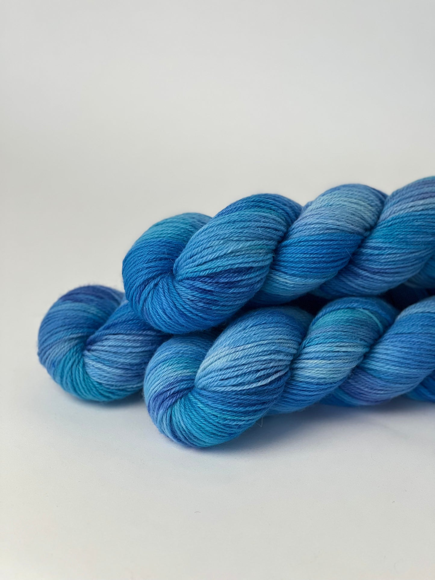 Unik Garn Peruvian Highland Wool DK - Blå Delfin
