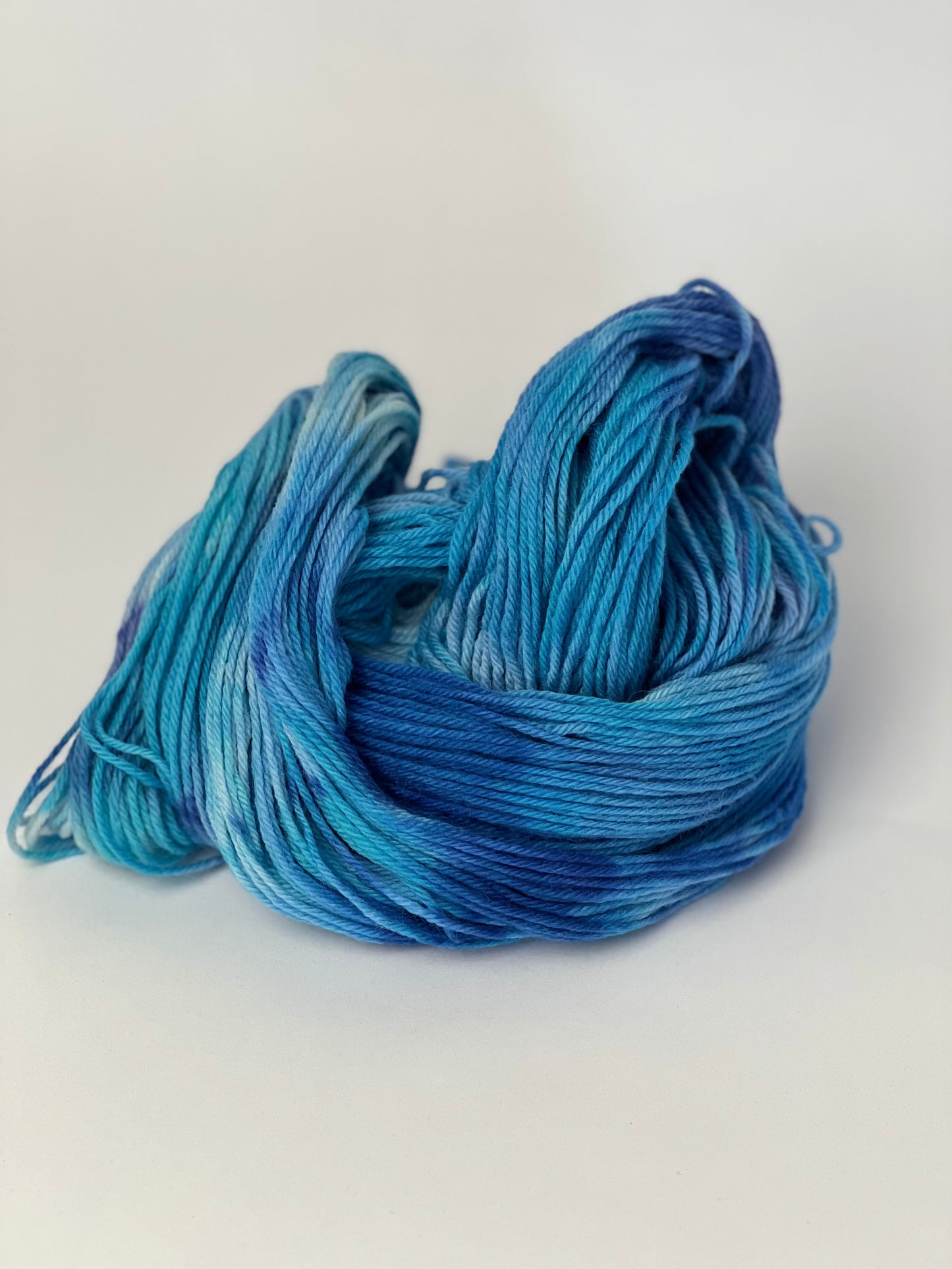 Unik Garn Peruvian Highland Wool DK - Blå Delfin