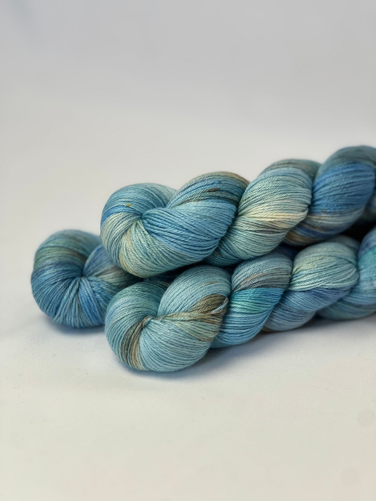 Unik Garn Silk Merino - Bølgebrus