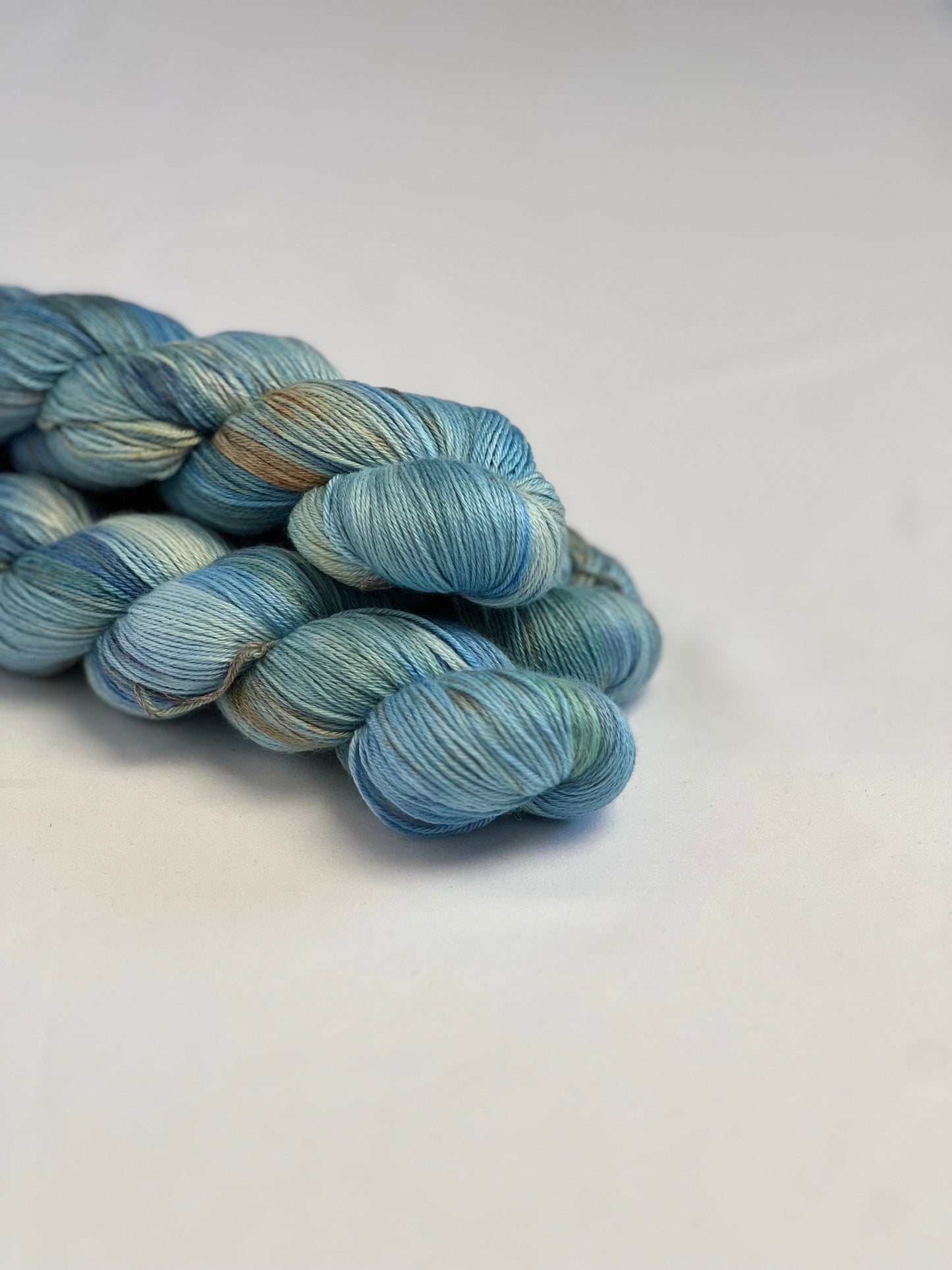 Unik Garn Silk Merino - Bølgebrus