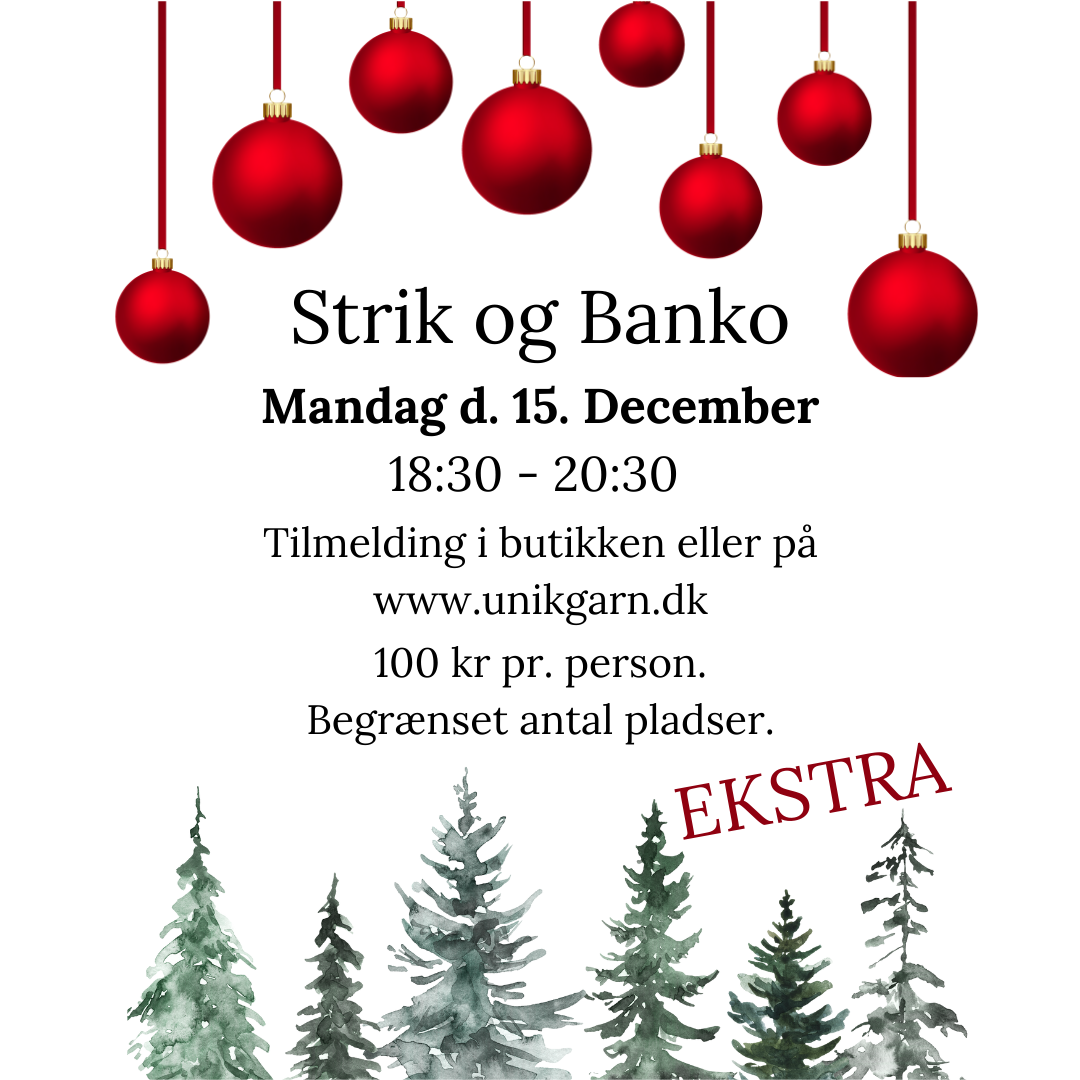 Strik og Banko - Mandag d. 15. December - EKSTRA
