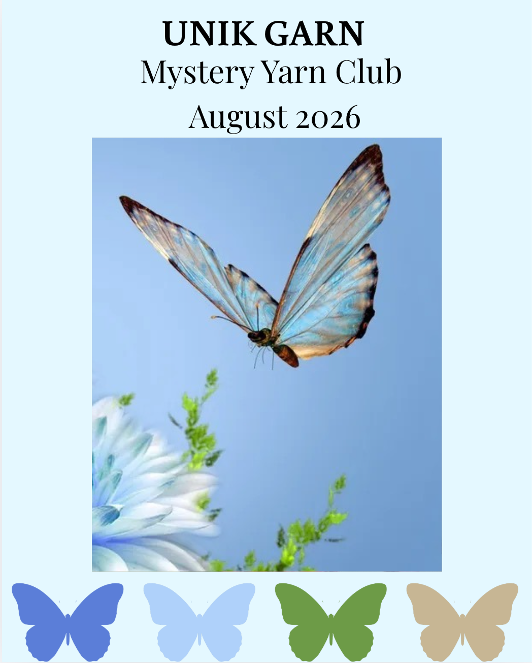 Unik Garn - Mystery Yarn Club august 2026
