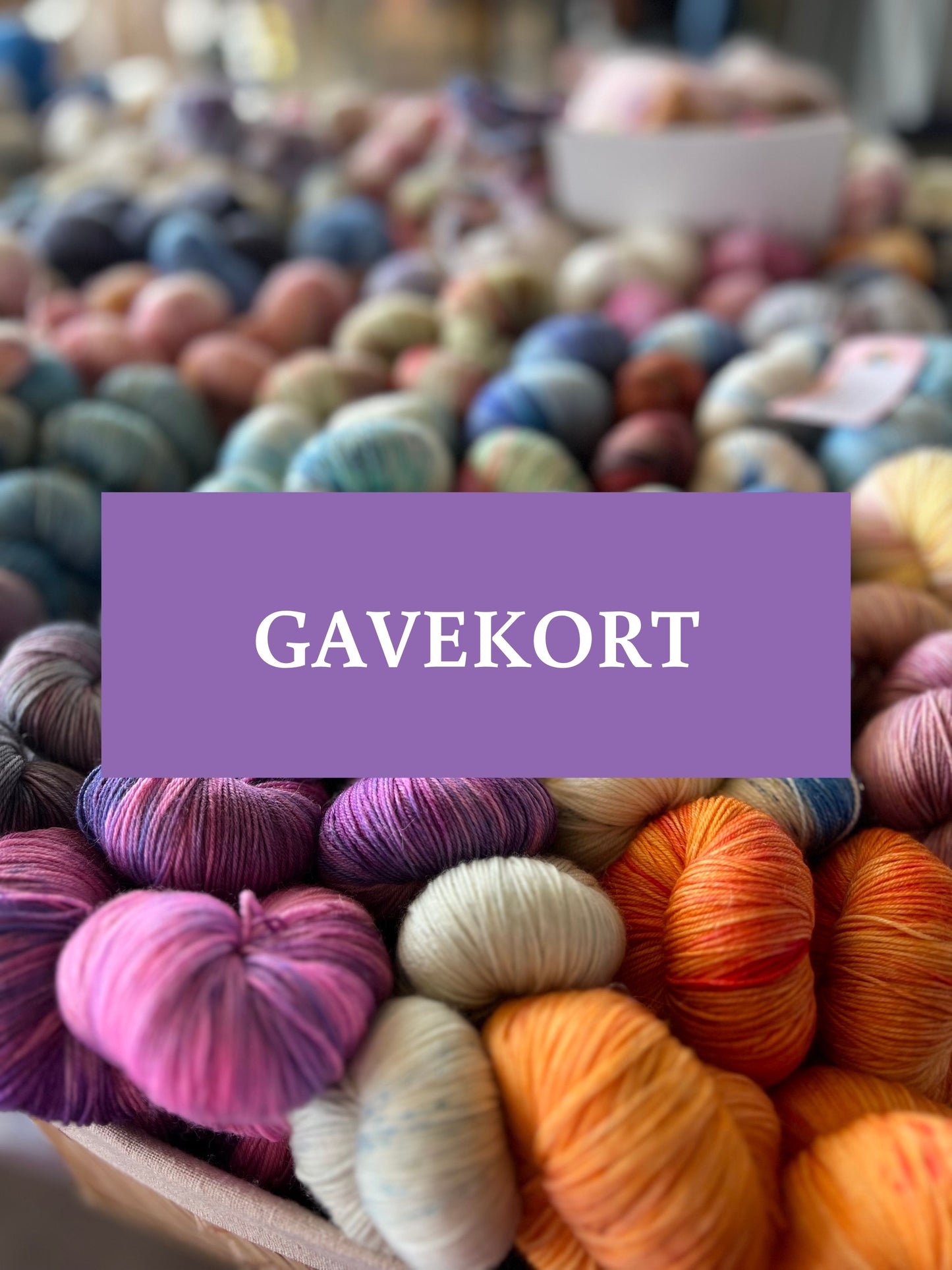 Unik Garn gavekort til butik og webshop