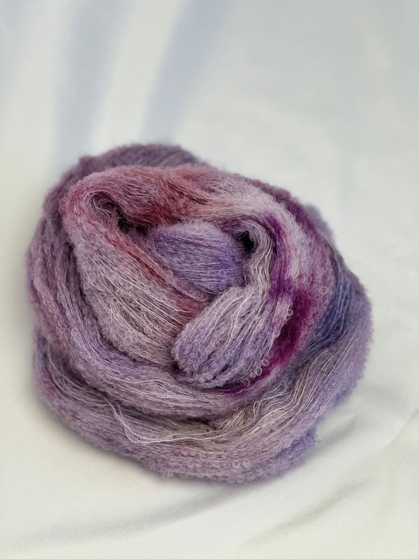 Unik Garn Alpaka Loop Lace - Brombær