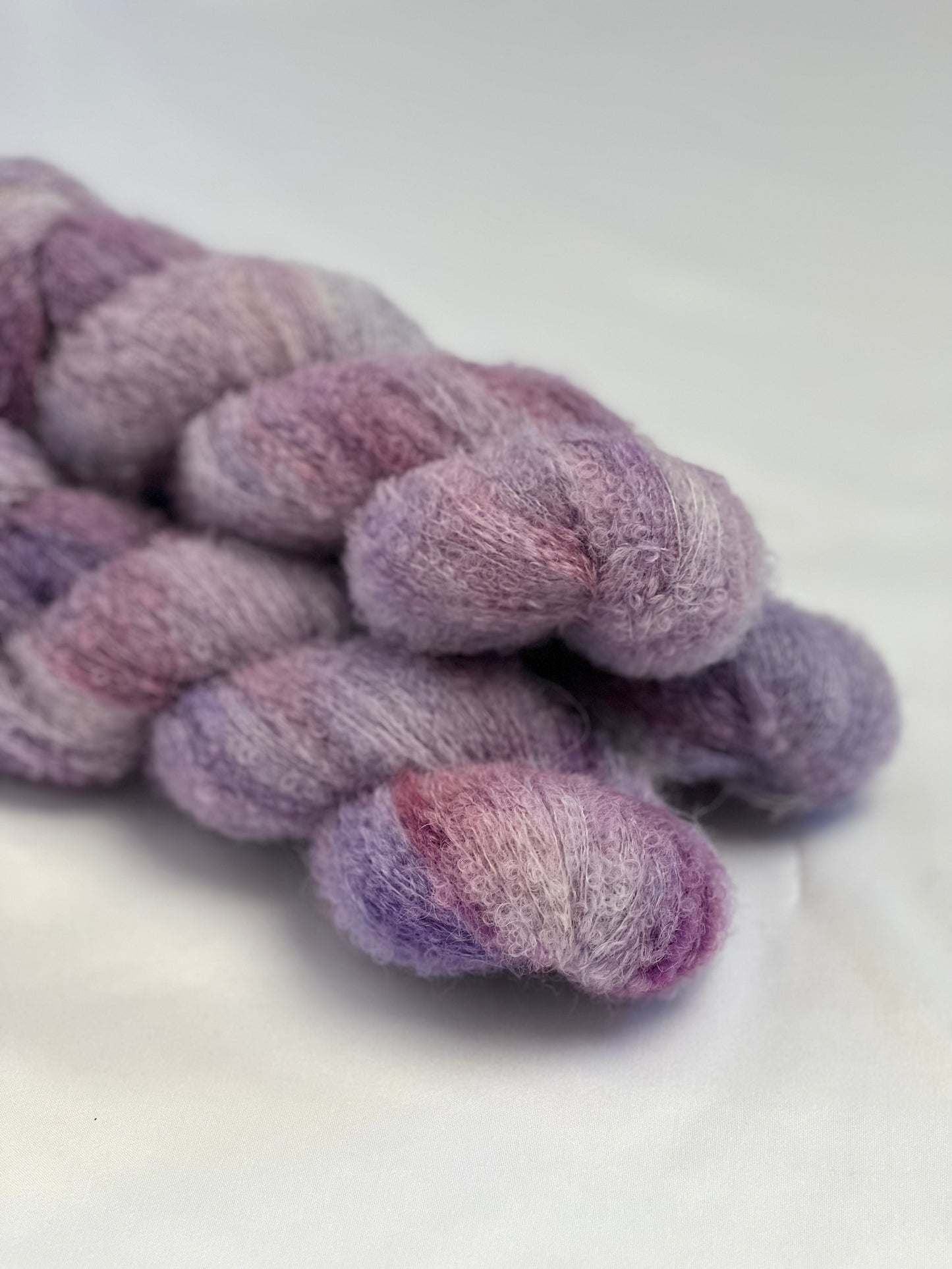 Unik Garn Alpaka Loop Lace - Brombær