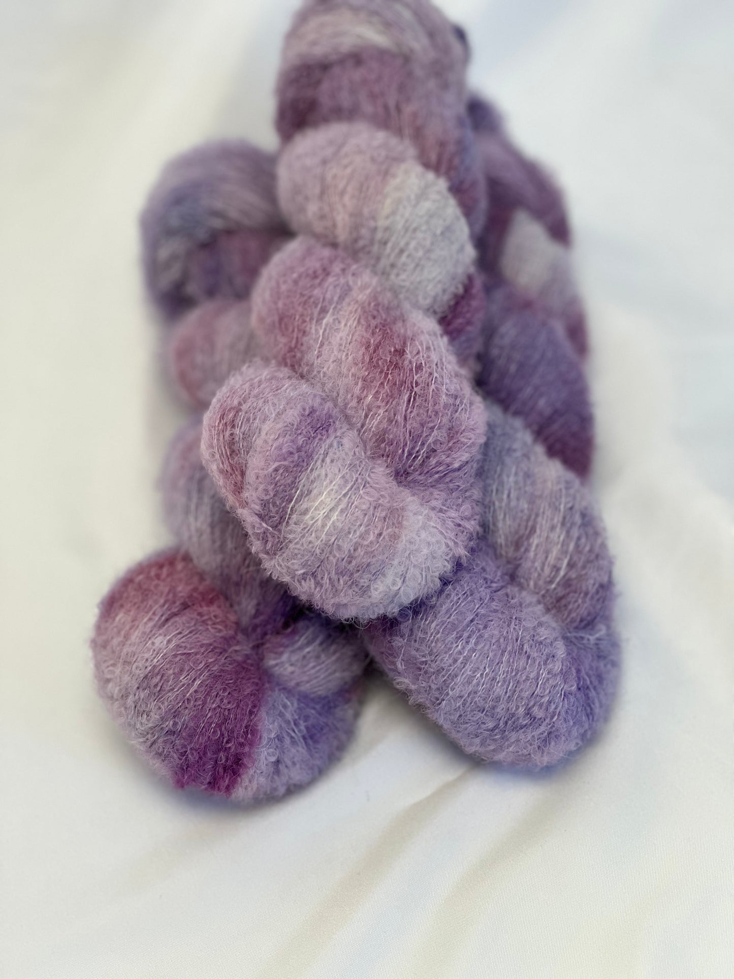 Unik Garn Alpaka Loop Lace - Brombær