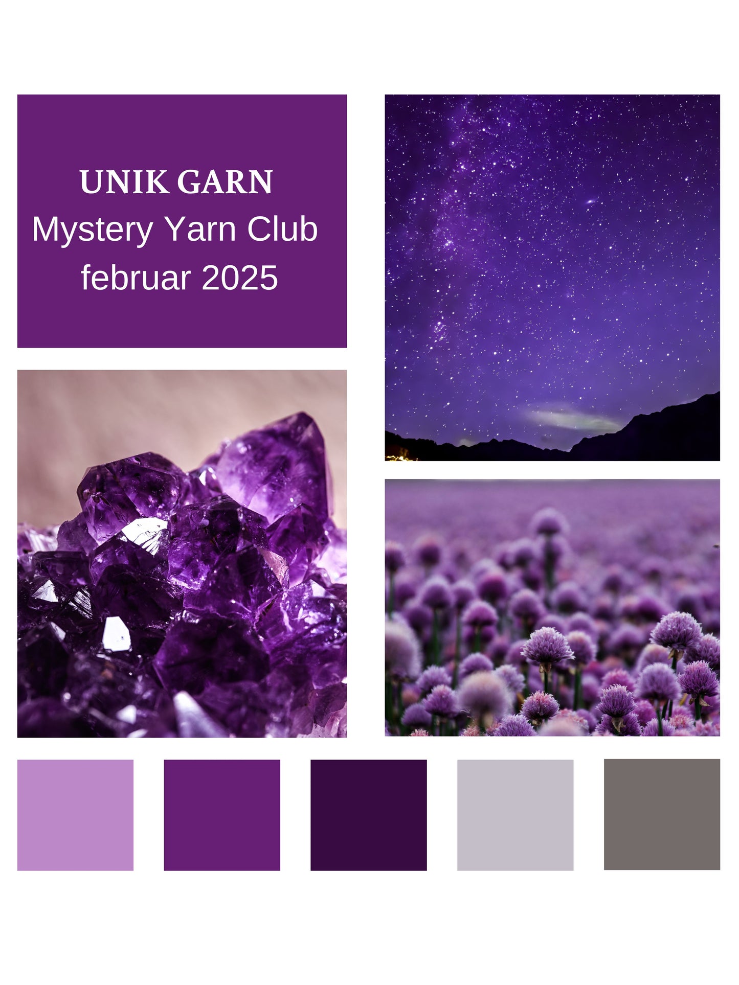 Unik Garn - Mystery Yarn Club februar 2025