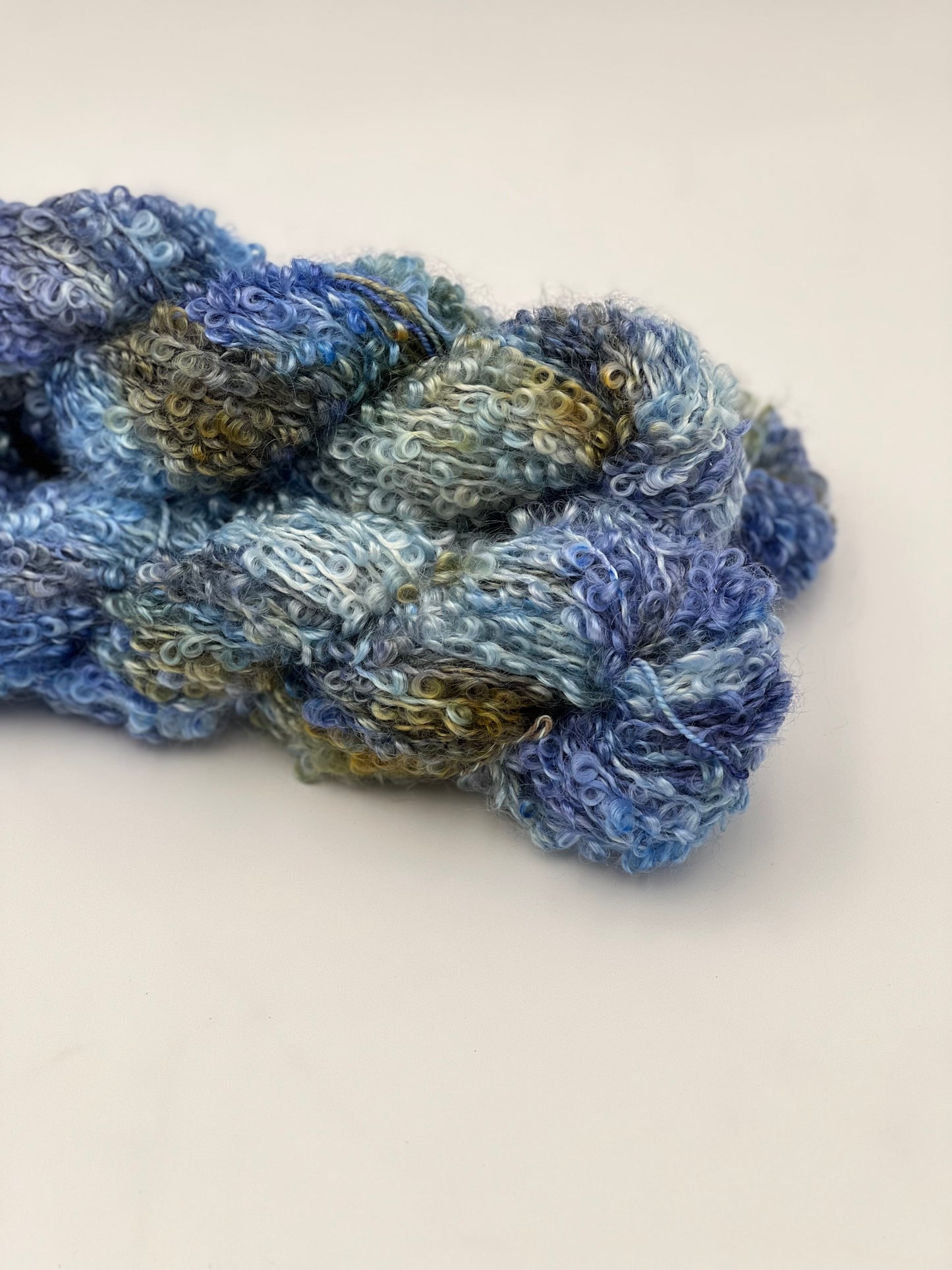 Unik Garn Chunky Mohair Loop - Nordic Blue