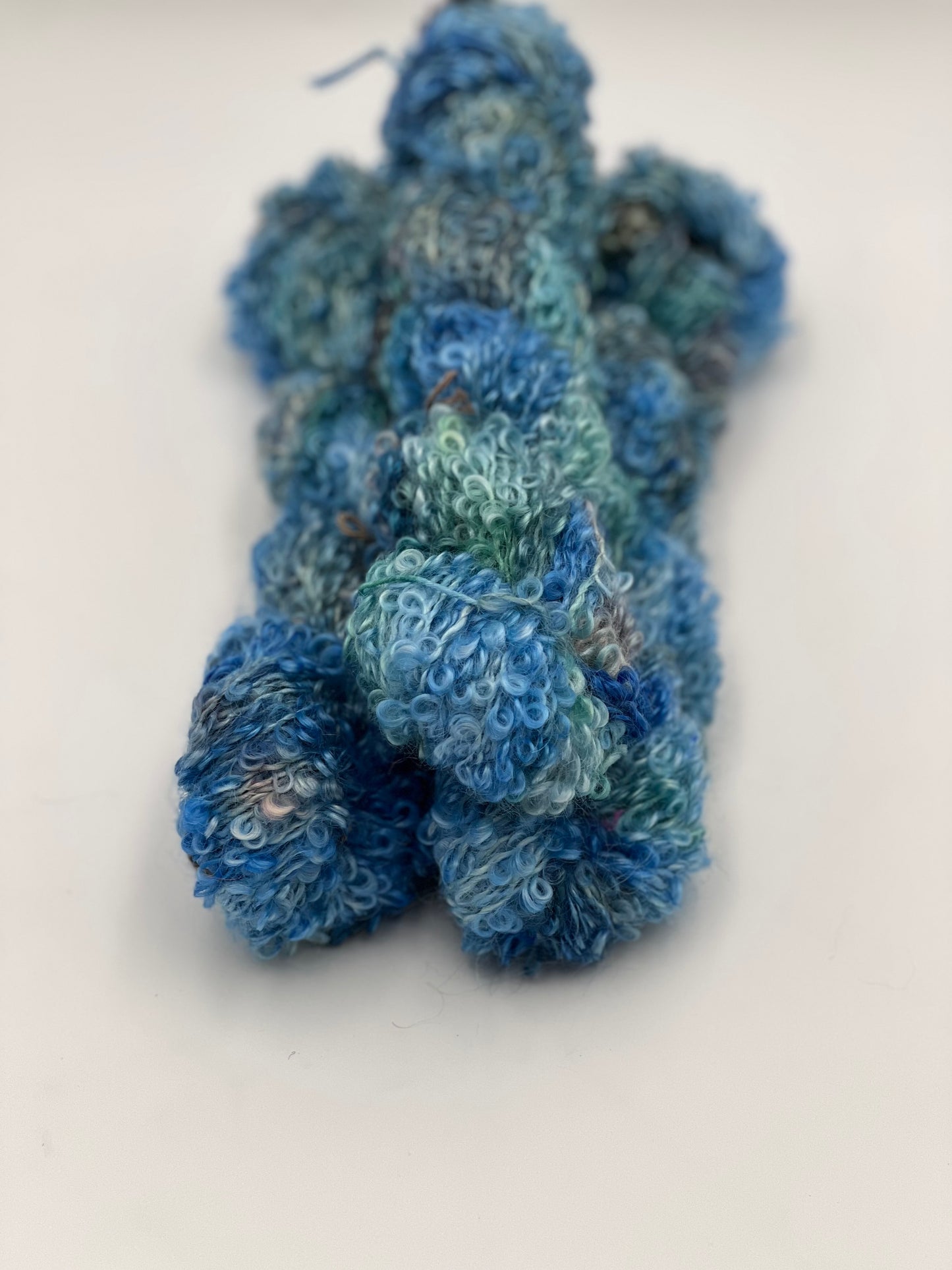 Unik Garn Chunky Mohair Loop - Bølgebrus