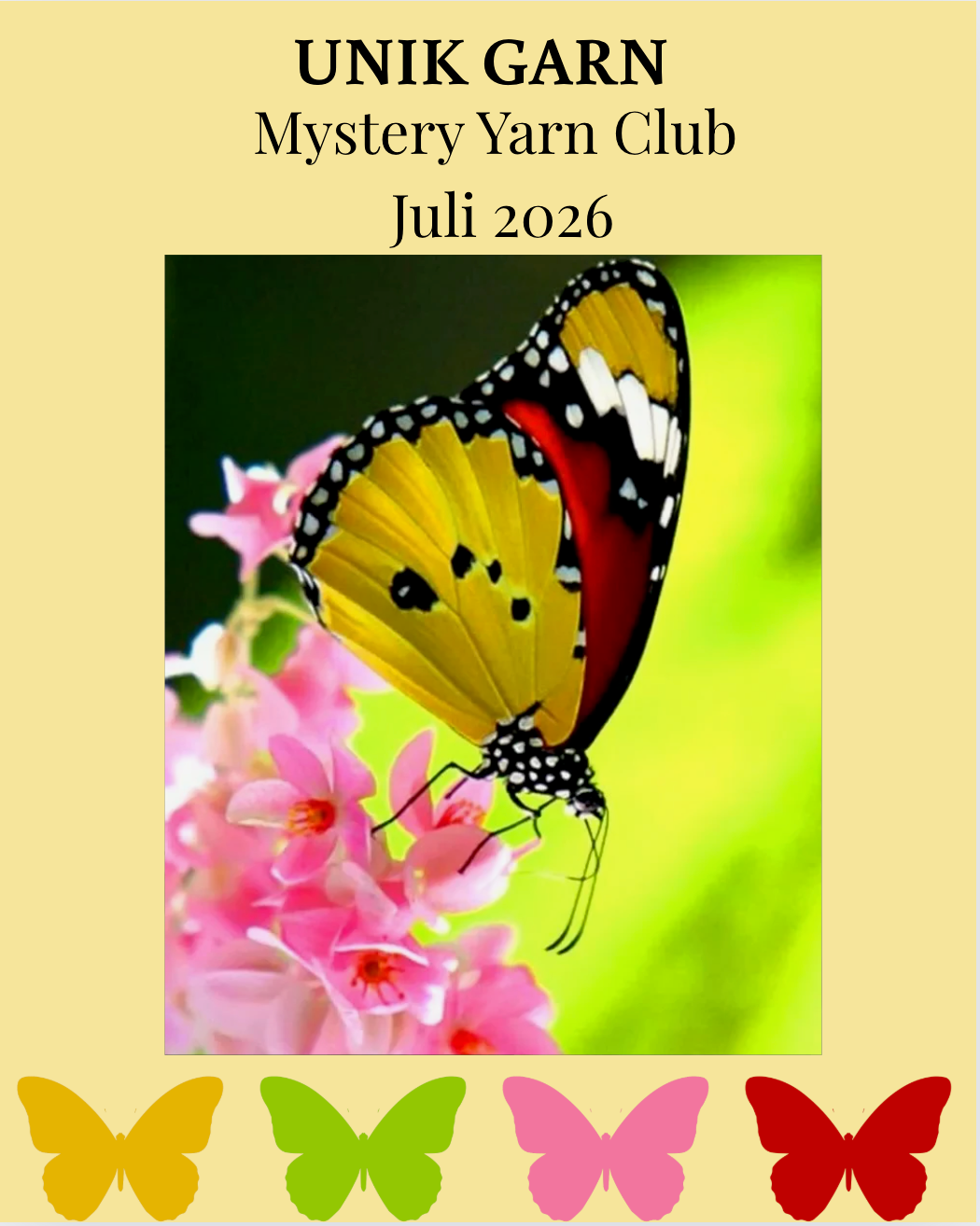 Unik Garn - Mystery Yarn Club 3. kvartal 2026