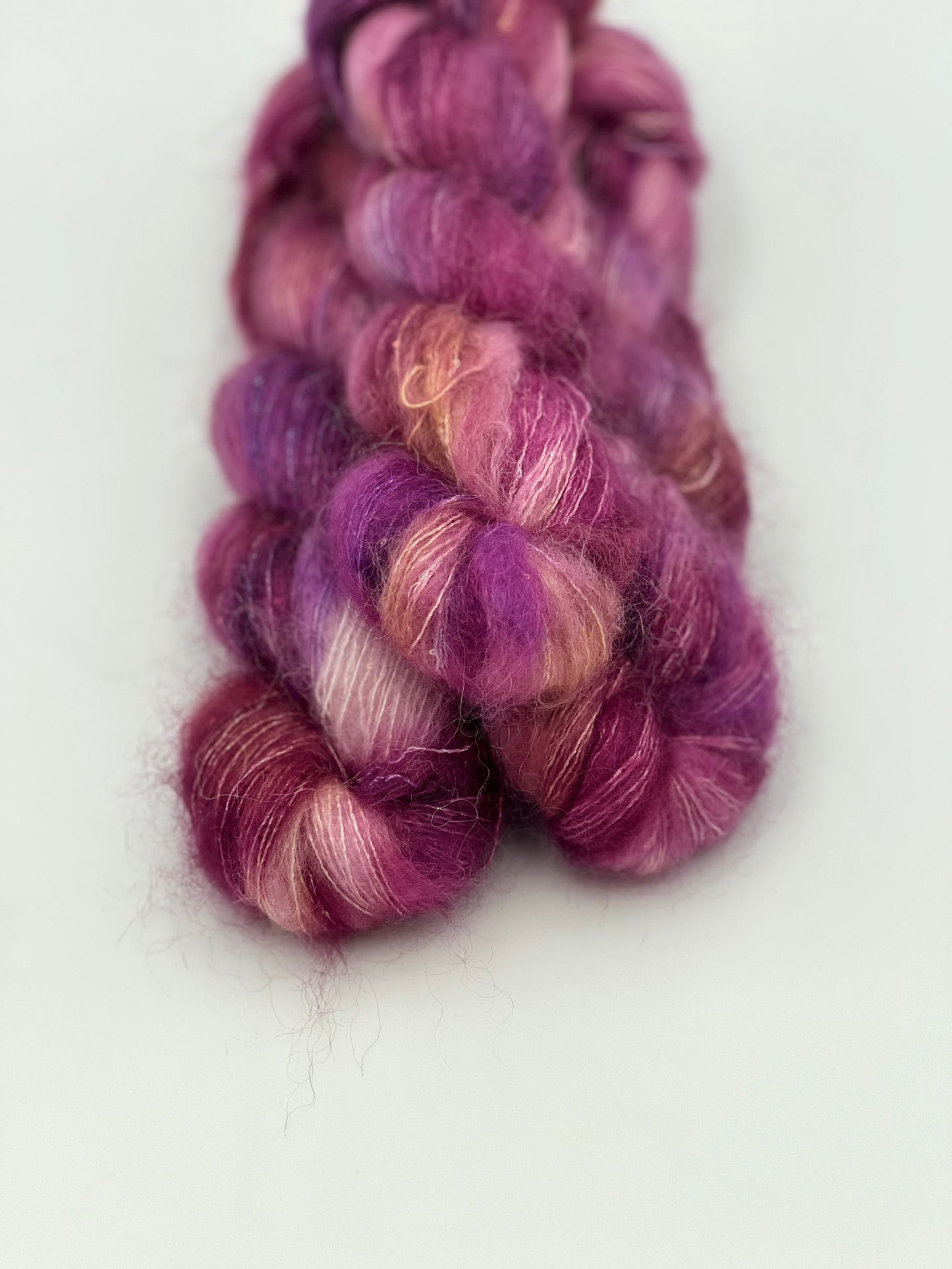 Unik Garn Silk Mohair Sequin  - Aftenhimmel