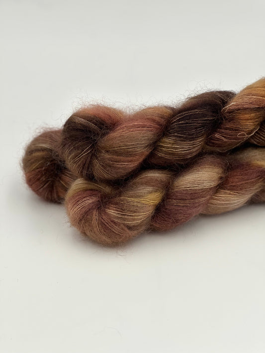 Unik Garn Silk Mohair - Trøffel