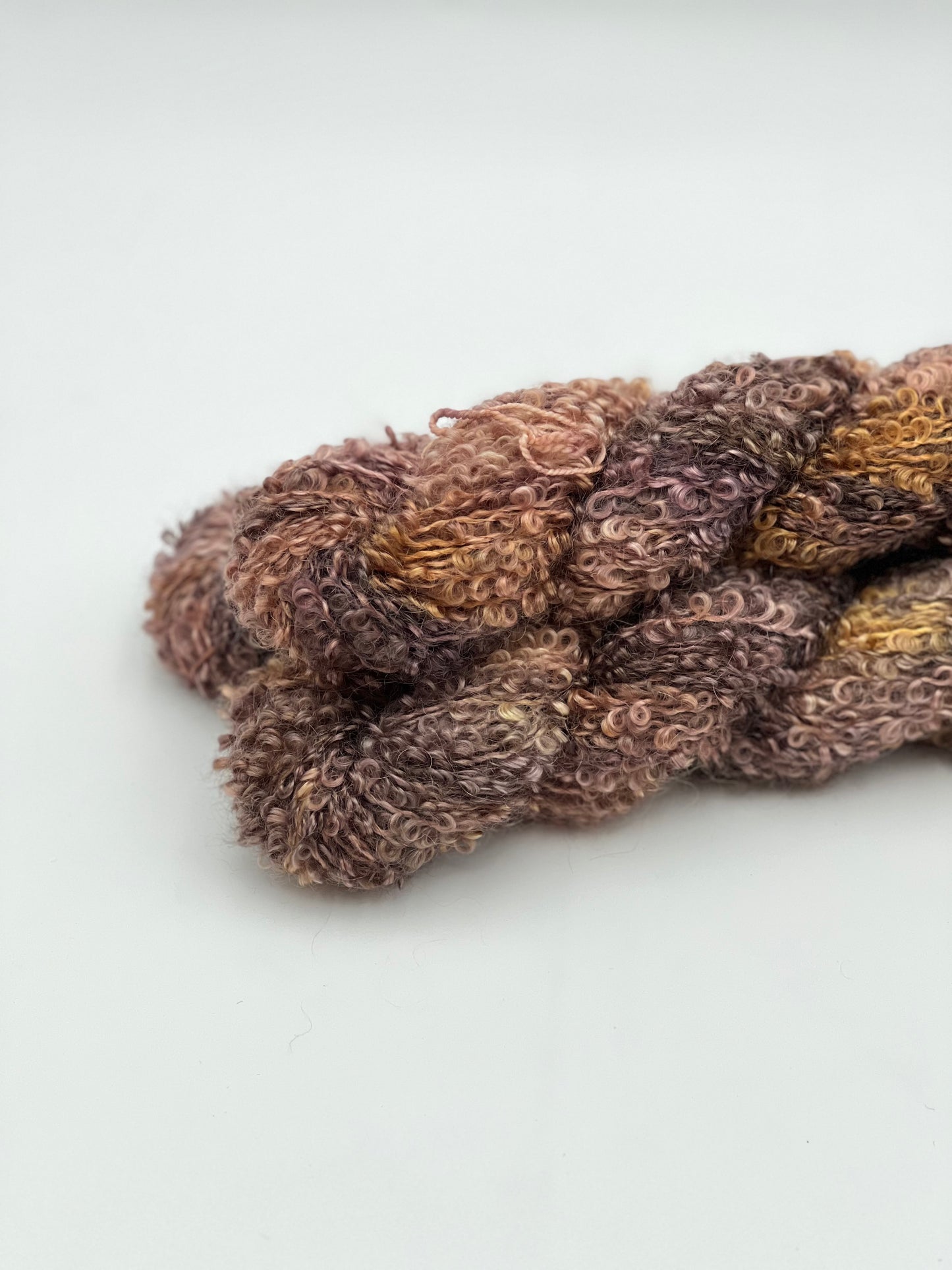 Unik Garn Chunky Mohair Loop - Kaffegrums