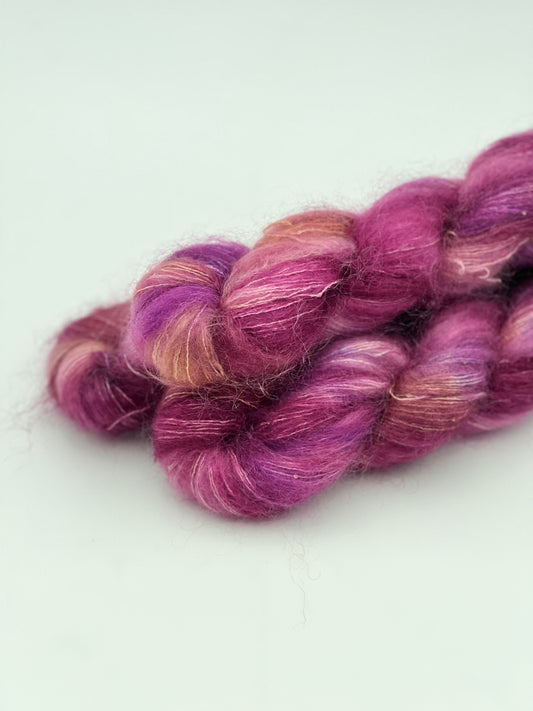 Unik Garn Silk Mohair Sequin  - Aftenhimmel