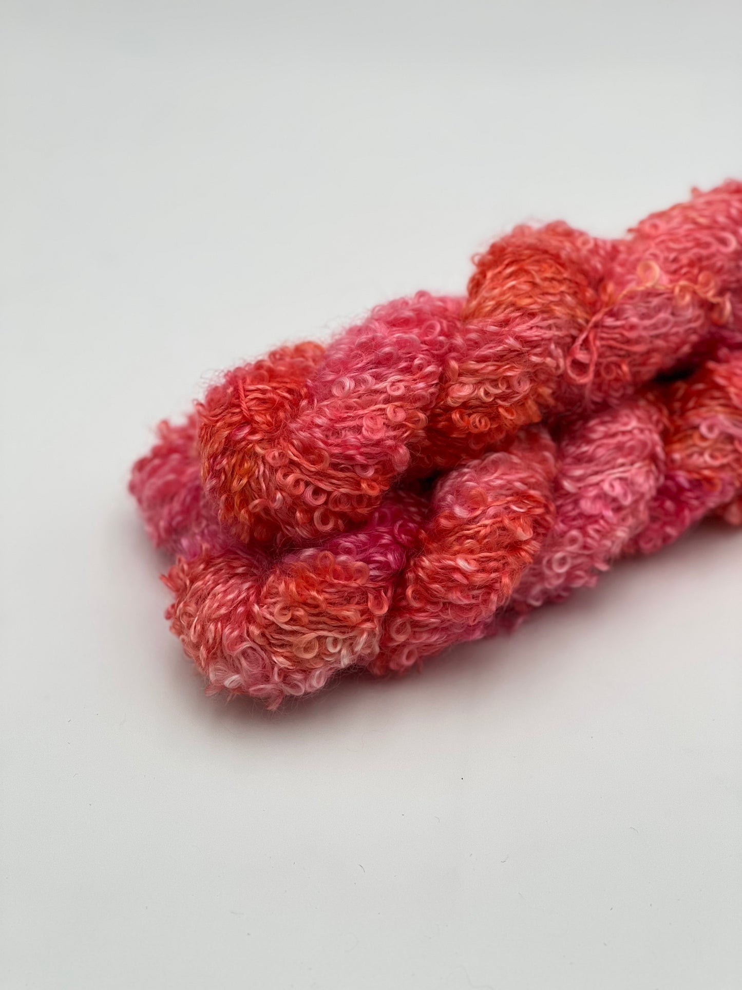 Unik Garn Chunky Mohair Loop - Pink Grape