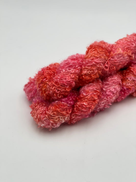 Unik Garn Chunky Mohair Loop - Pink Grape