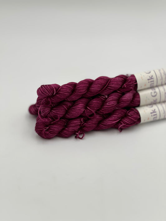 Unik Garn Pure Silk Mini - Wine Rose