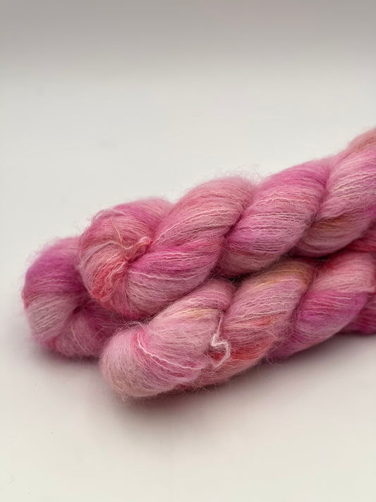 Unik Garn Brushed Suri Alpaka - Peach Melba