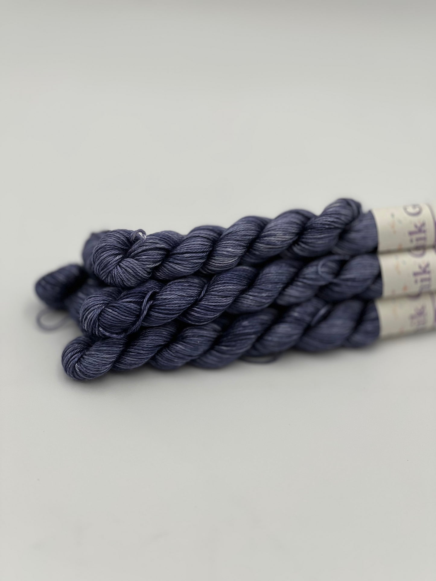 Unik Garn Pure Silk Mini - Midnatsblå