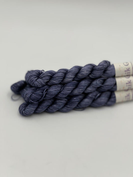 Unik Garn Pure Silk Mini - Midnatsblå