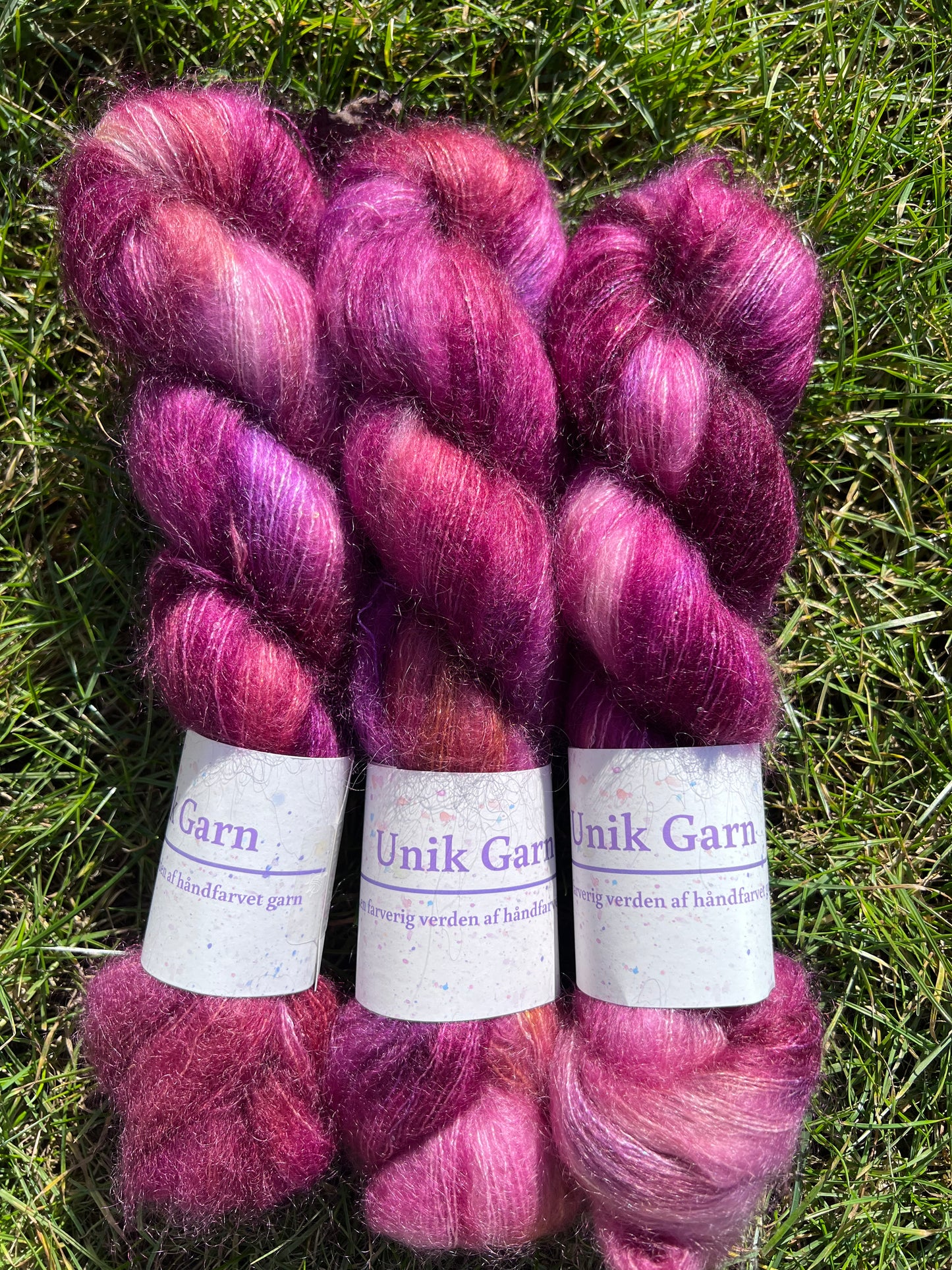 Unik Garn Silk Mohair Sequin  - Aftenhimmel